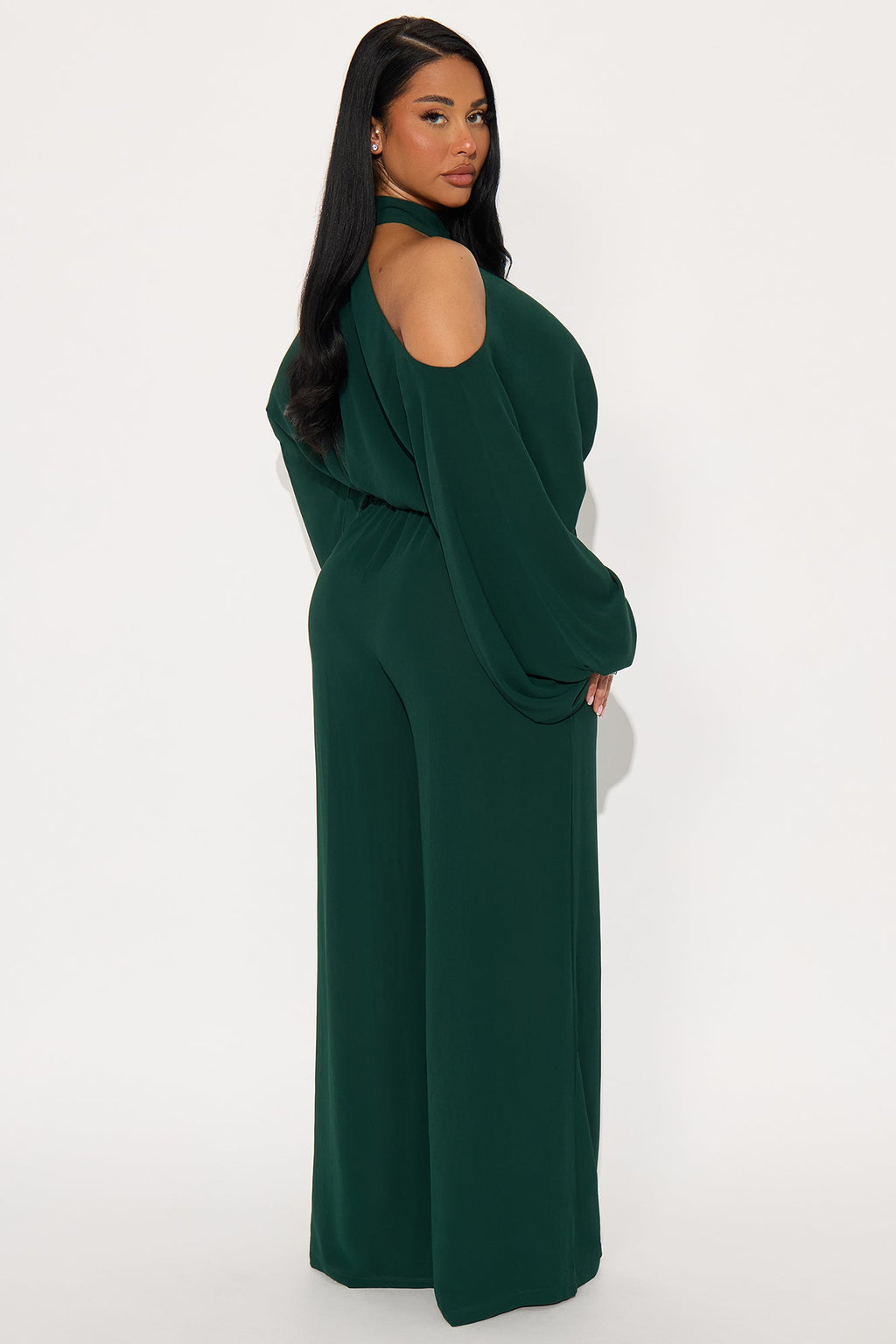 Dream Of Me Chiffon Pant Set - Hunter 
