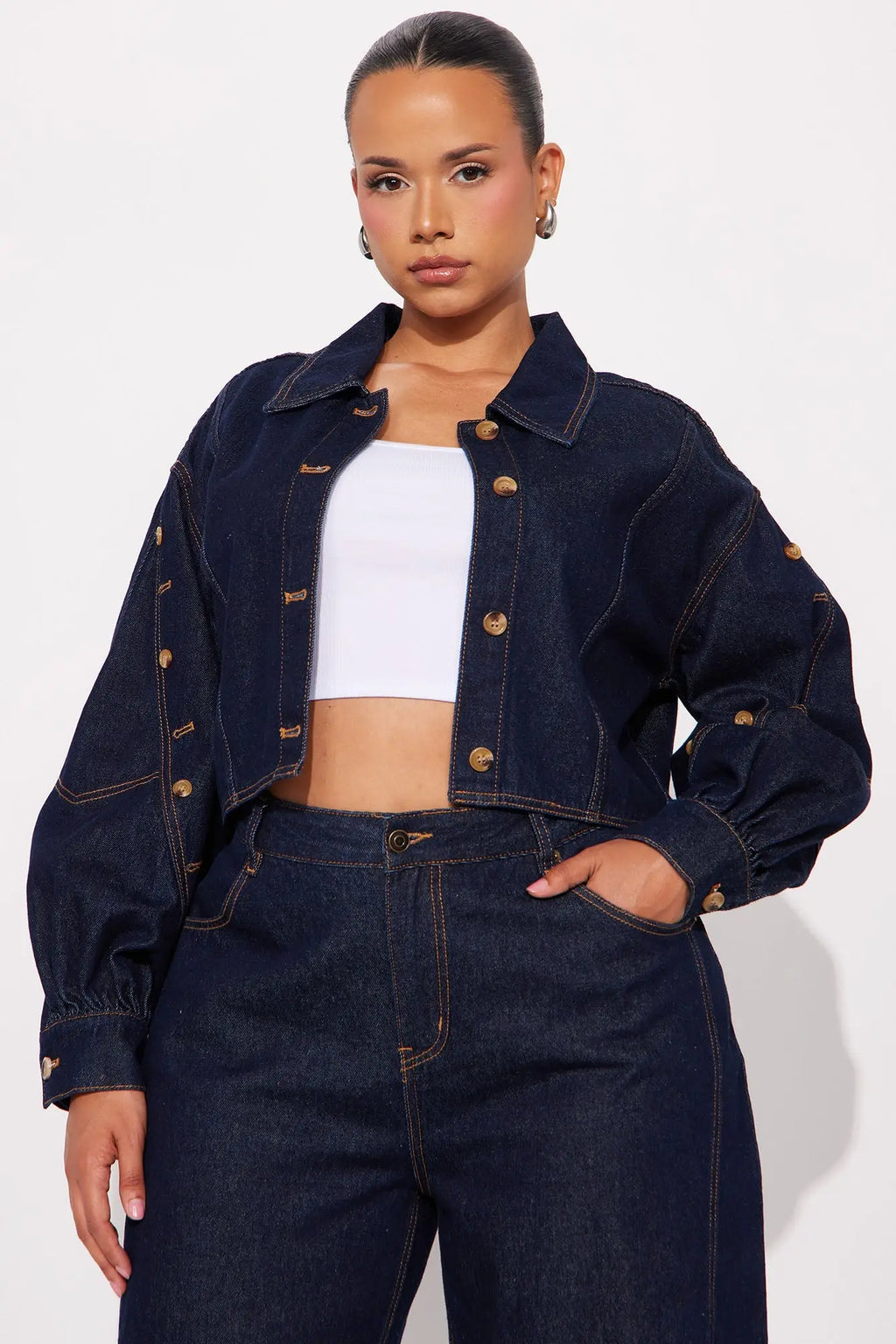Asher Denim Jacket - Dark Wash 