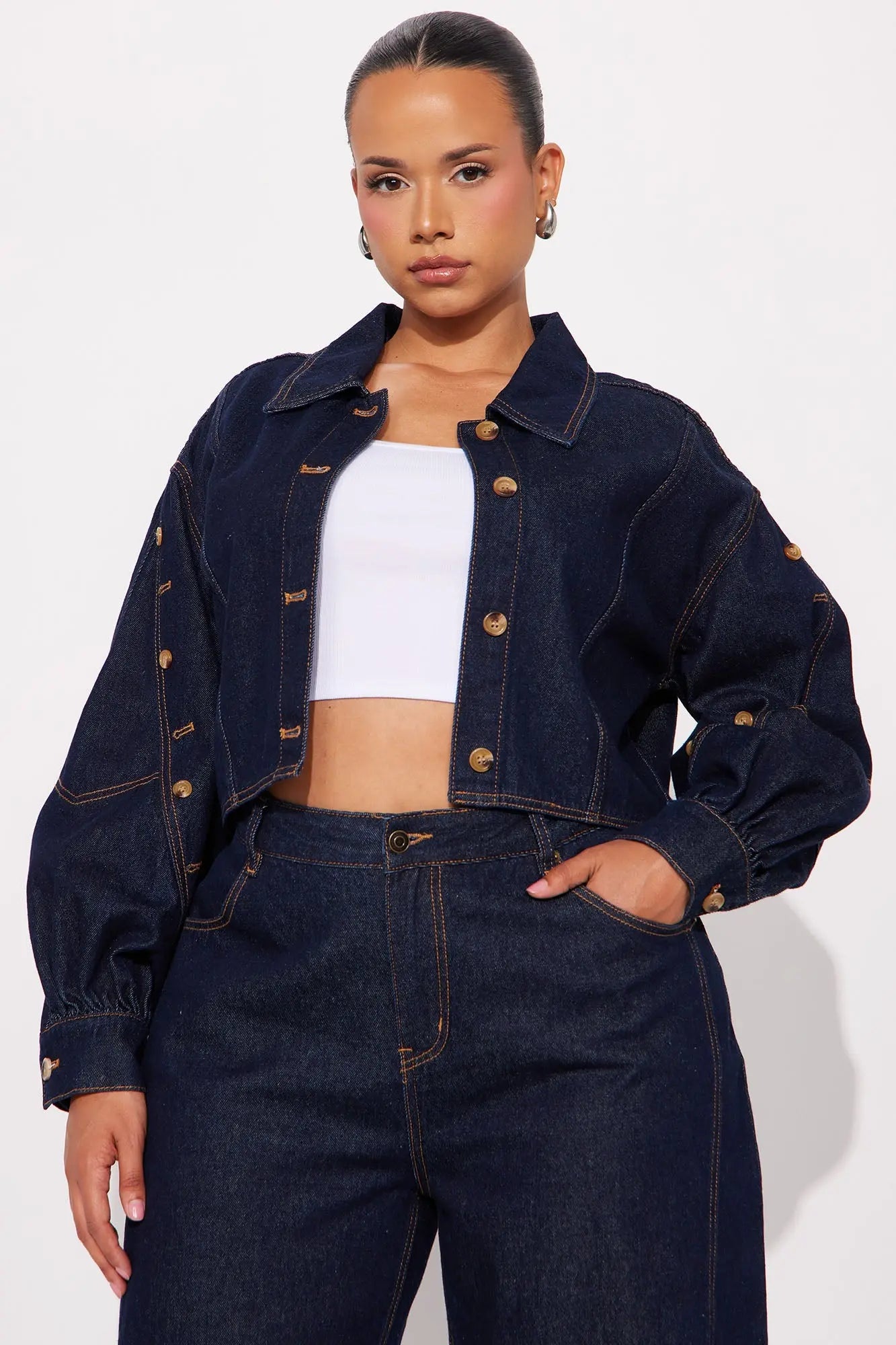 Asher Denim Jacket - Dark Wash 