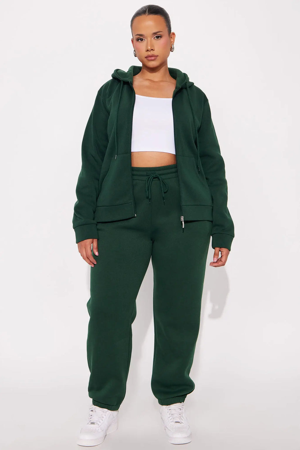 Candice Zip Up Hoodie - Hunter 