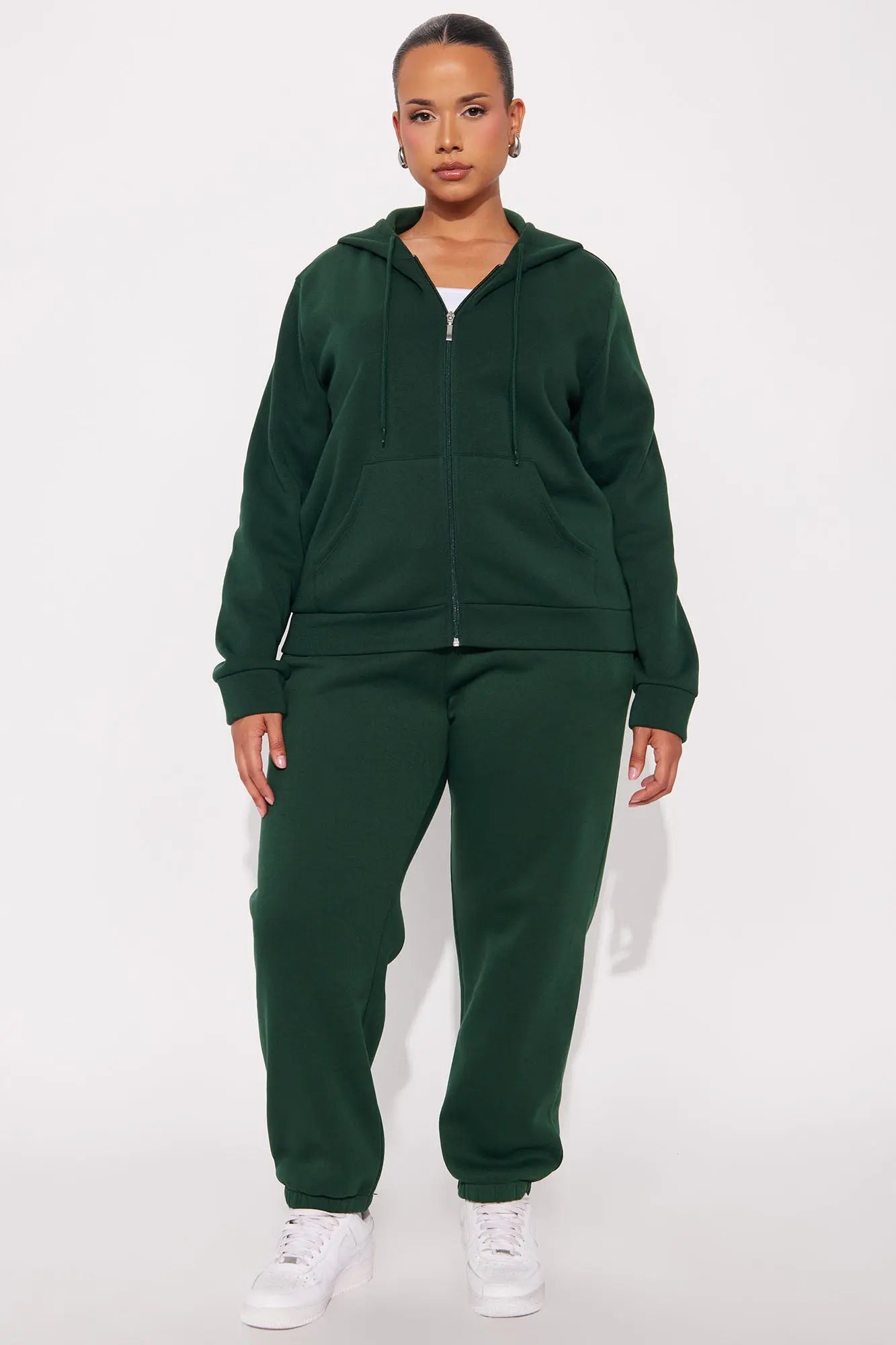 Candice Zip Up Hoodie - Hunter 