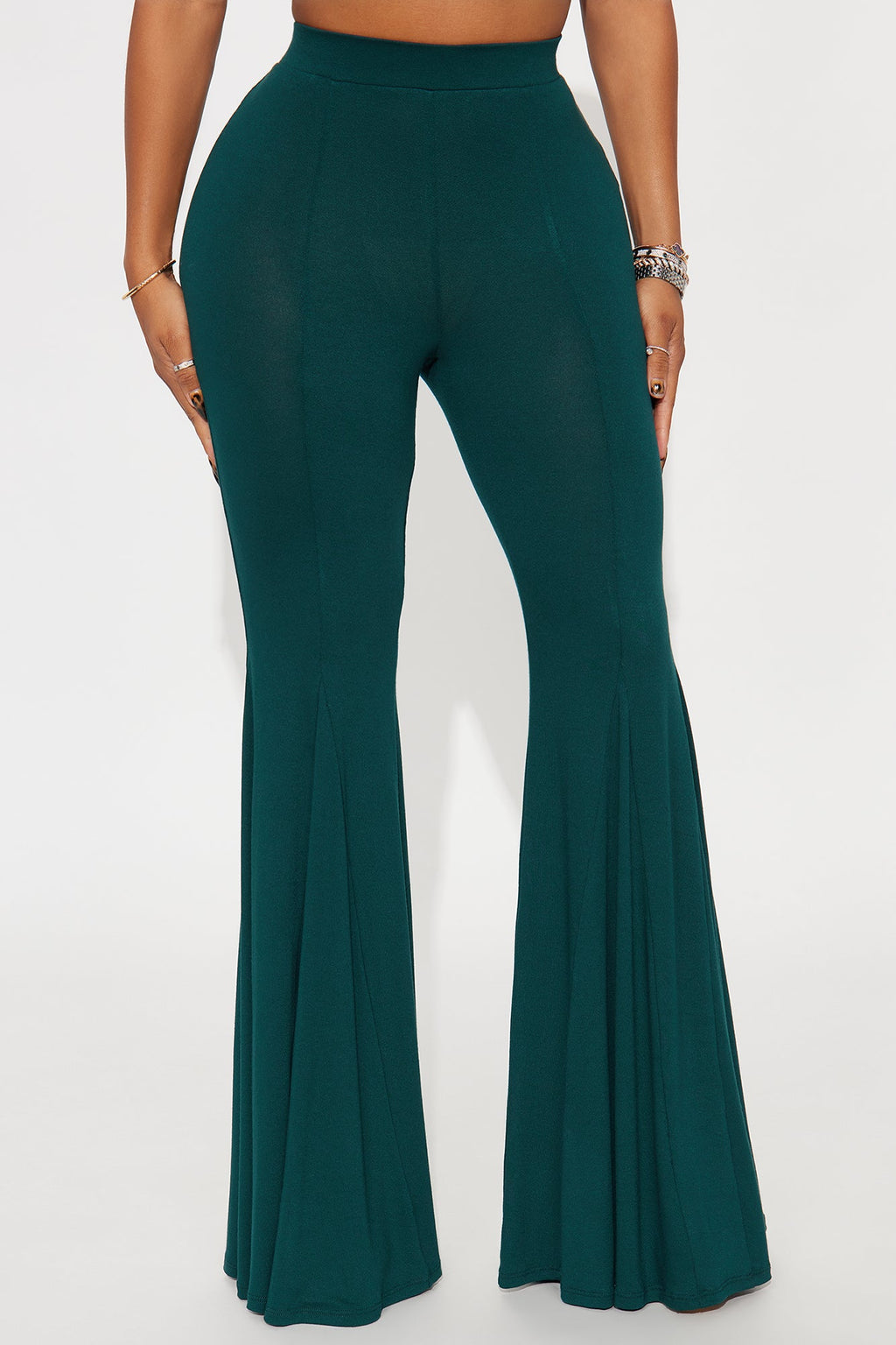 Keep My Secret Flare Pant 32″ - Hunter Green