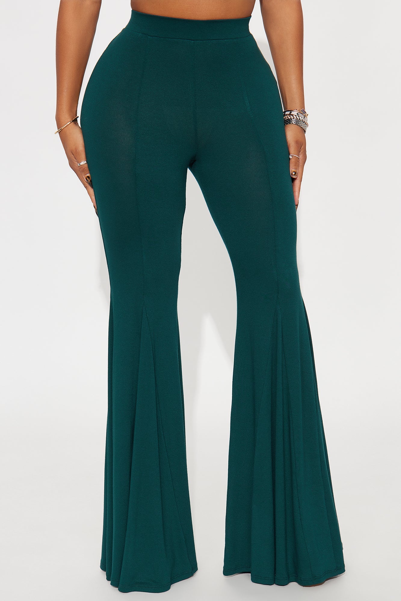 Keep My Secret Flare Pant 32″ - Hunter Green