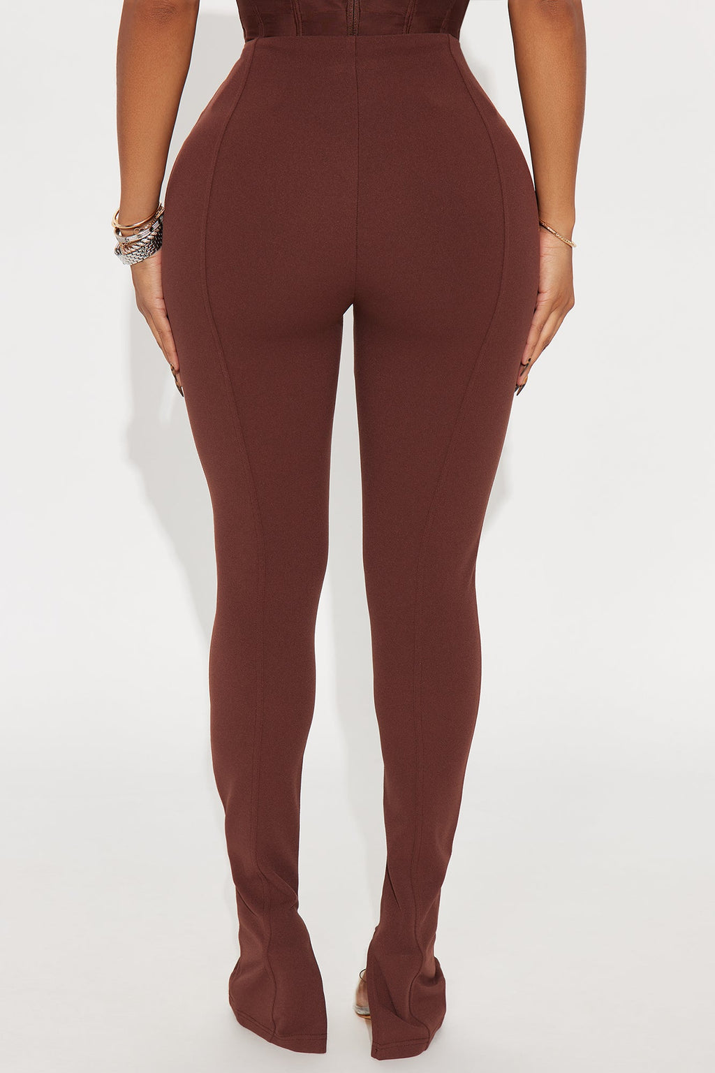 Pretty Iconic High Rise Skinny Pant 33″ - Brown 