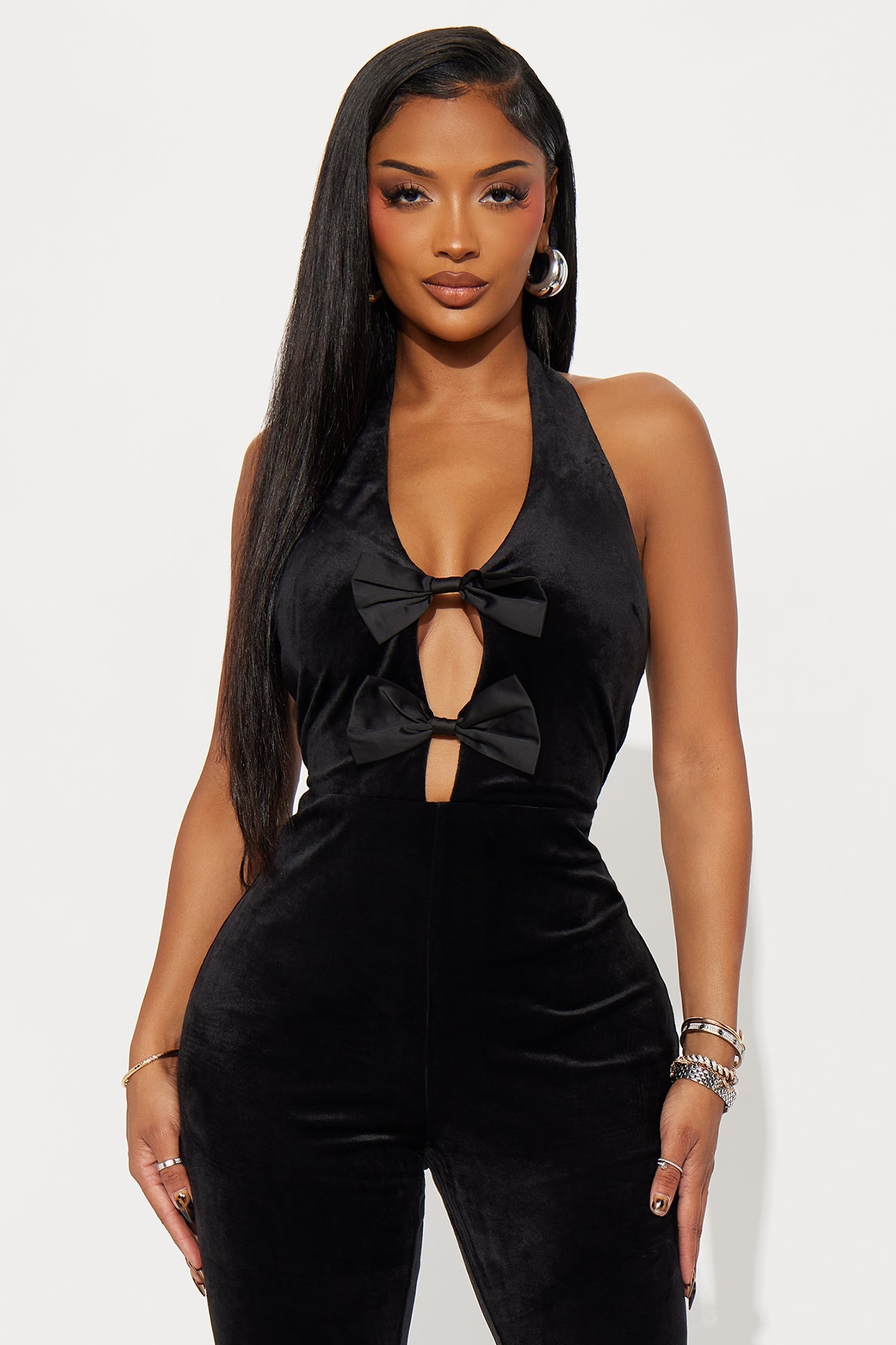 Darlene Halter Jumpsuit - Black