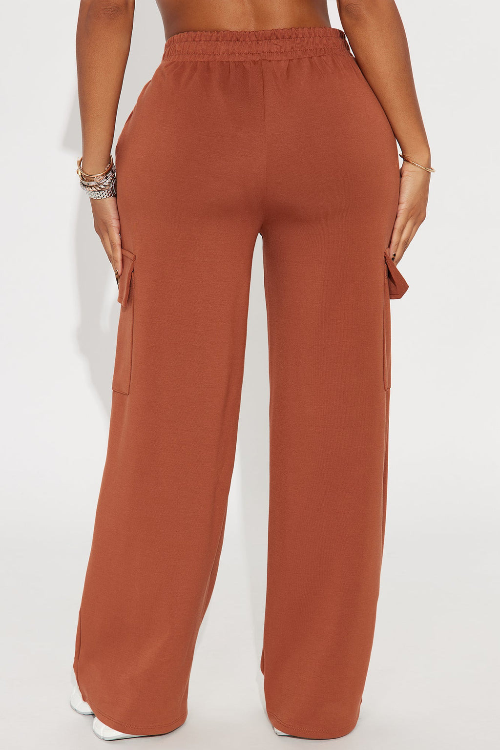 Time To Myself Cargo Lounge Pant - Brown