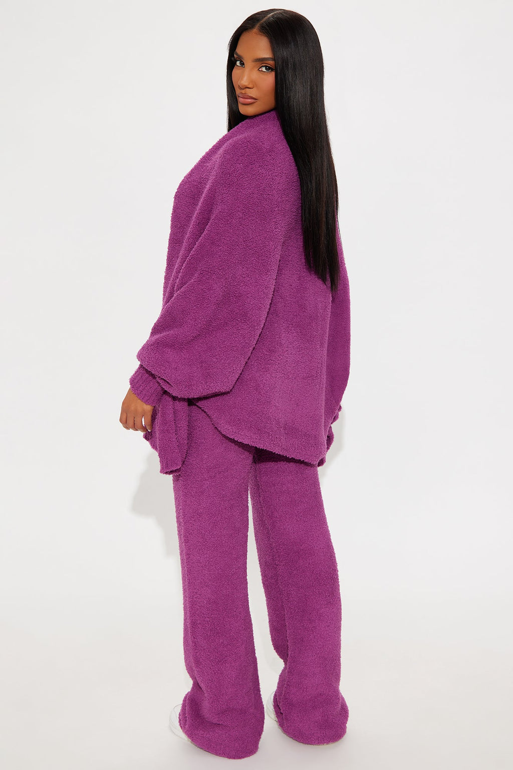 Living Cozy Pant Set - Plum 