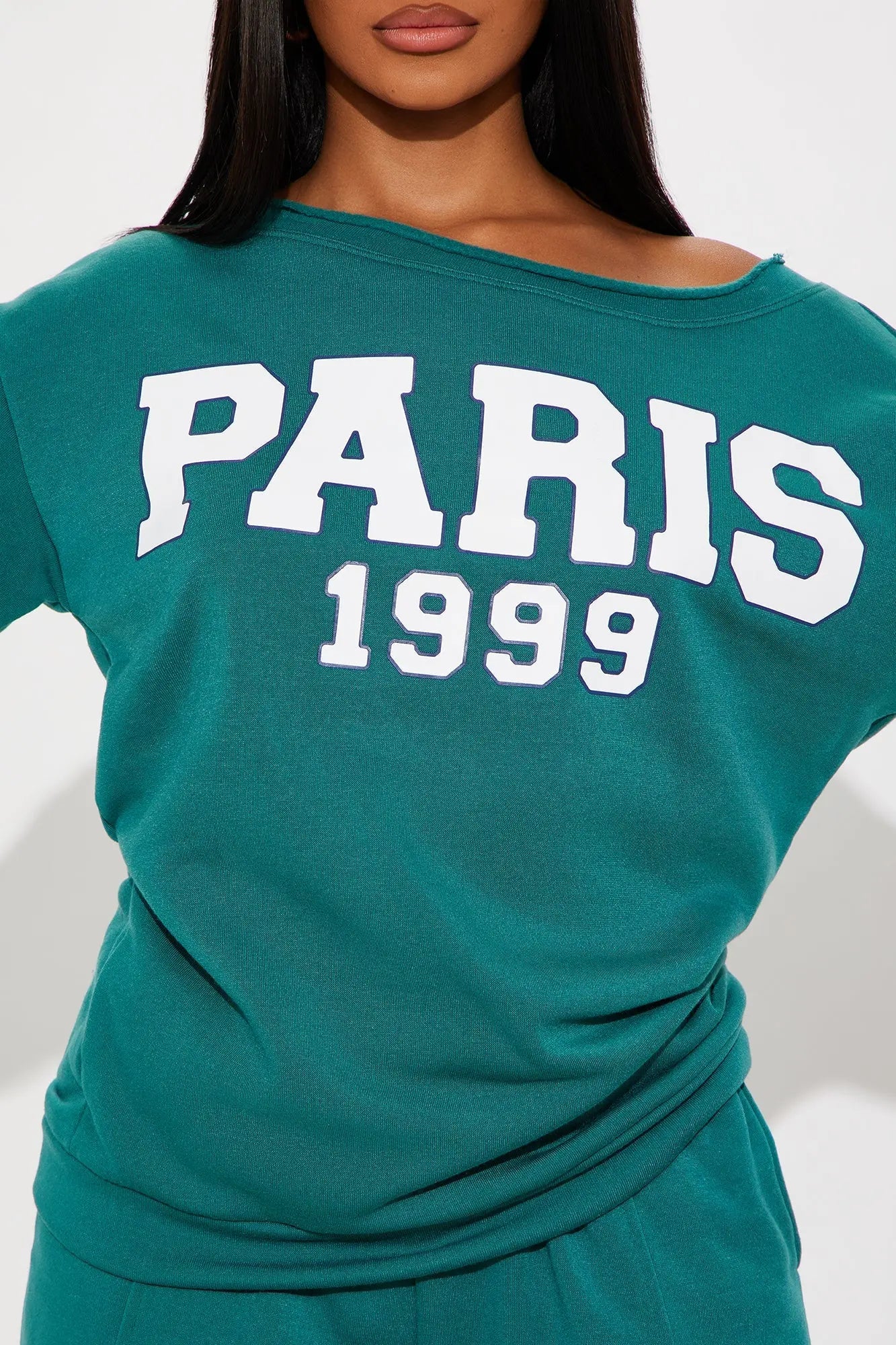 Paris 1999 Fleece Jogger Set - Hunter 