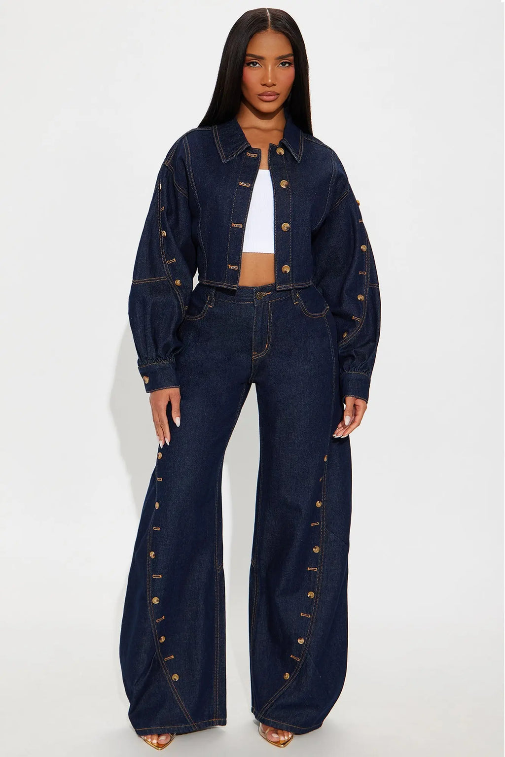Asher Denim Jacket - Dark Wash 