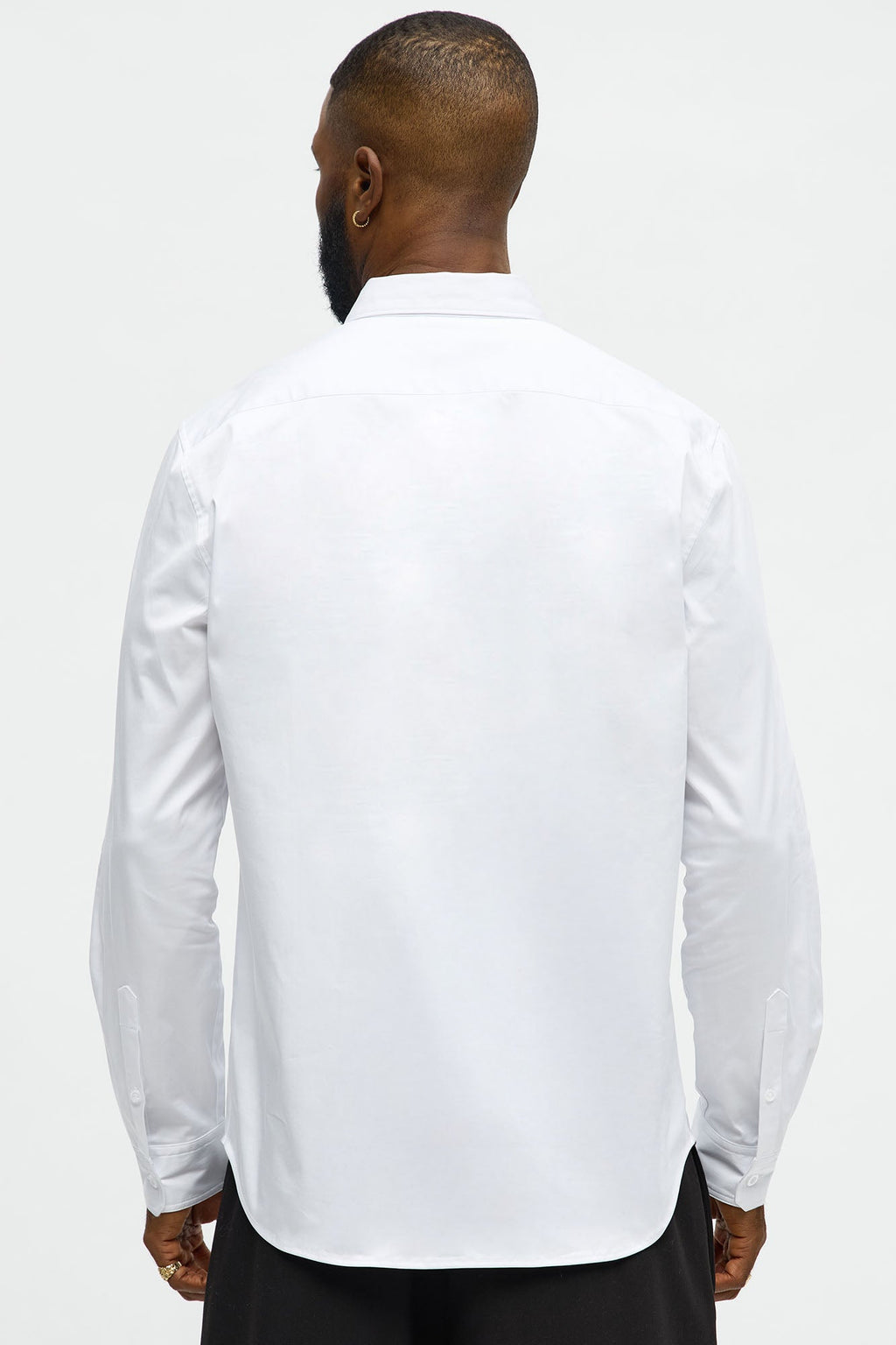 Luxe Stretch Dress Shirt - White