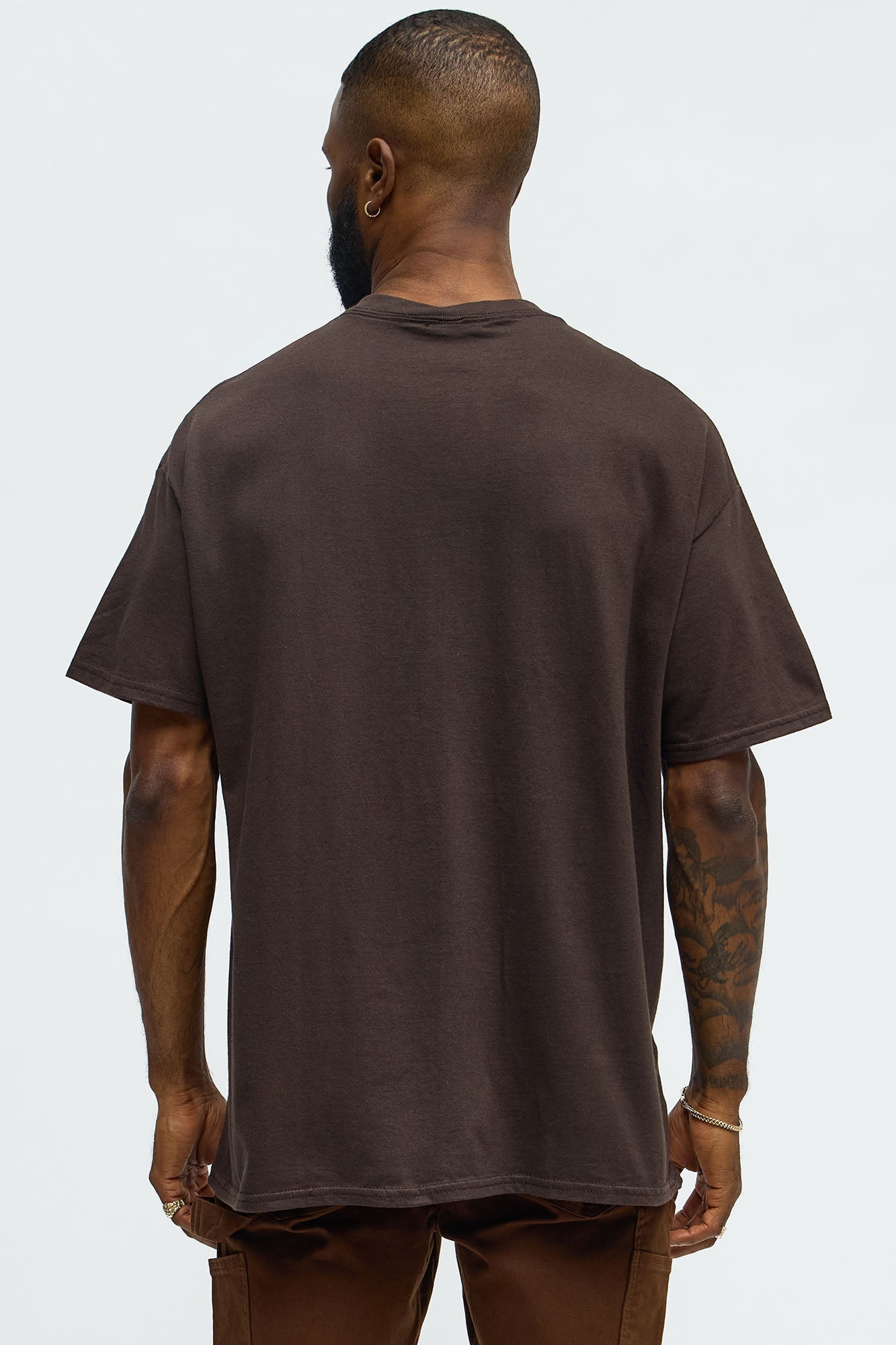 Scooby Doo Racing 46 Oversized Short Sleeve Tee - Brown