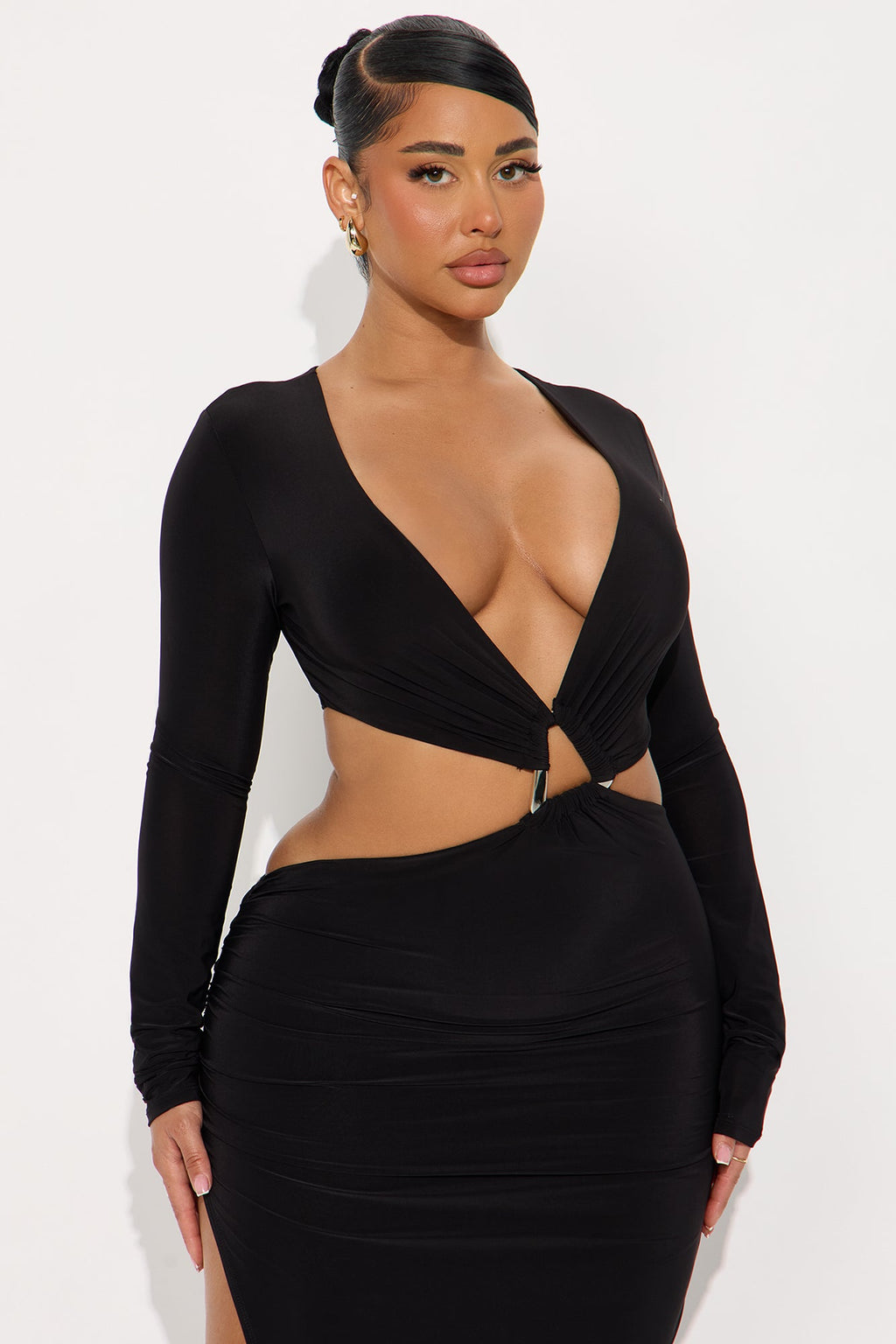 Obsessed Much Maxi Dress - Black
