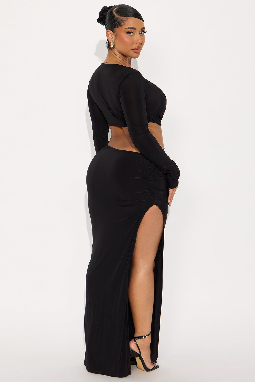 Obsessed Much Maxi Dress - Black