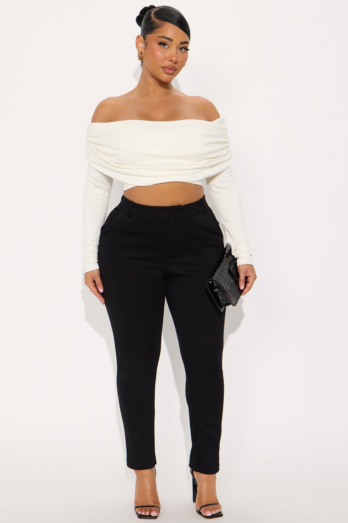 Lolana Ponte Skinny Pant - Black