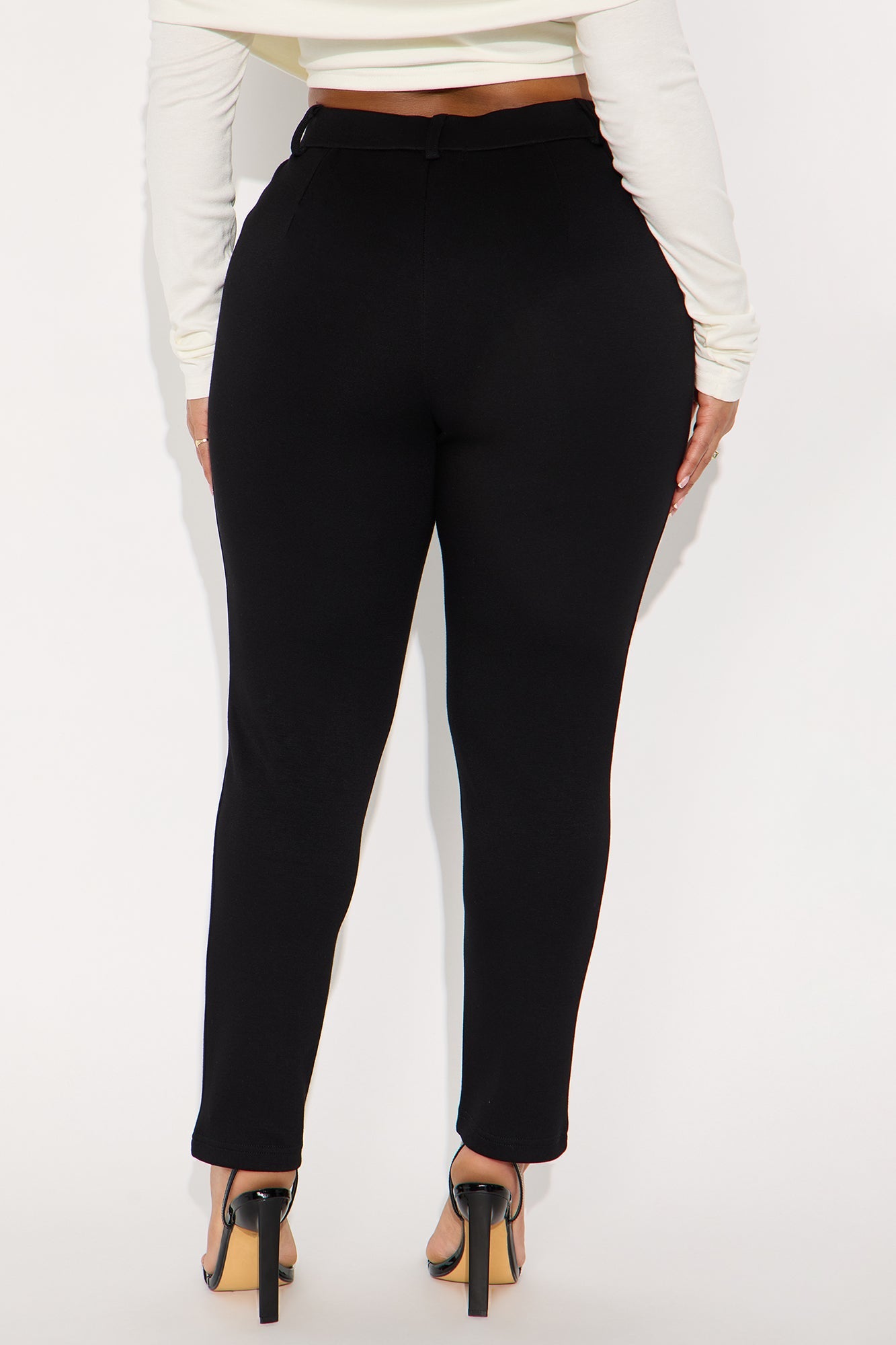 Lolana Ponte Skinny Pant - Black