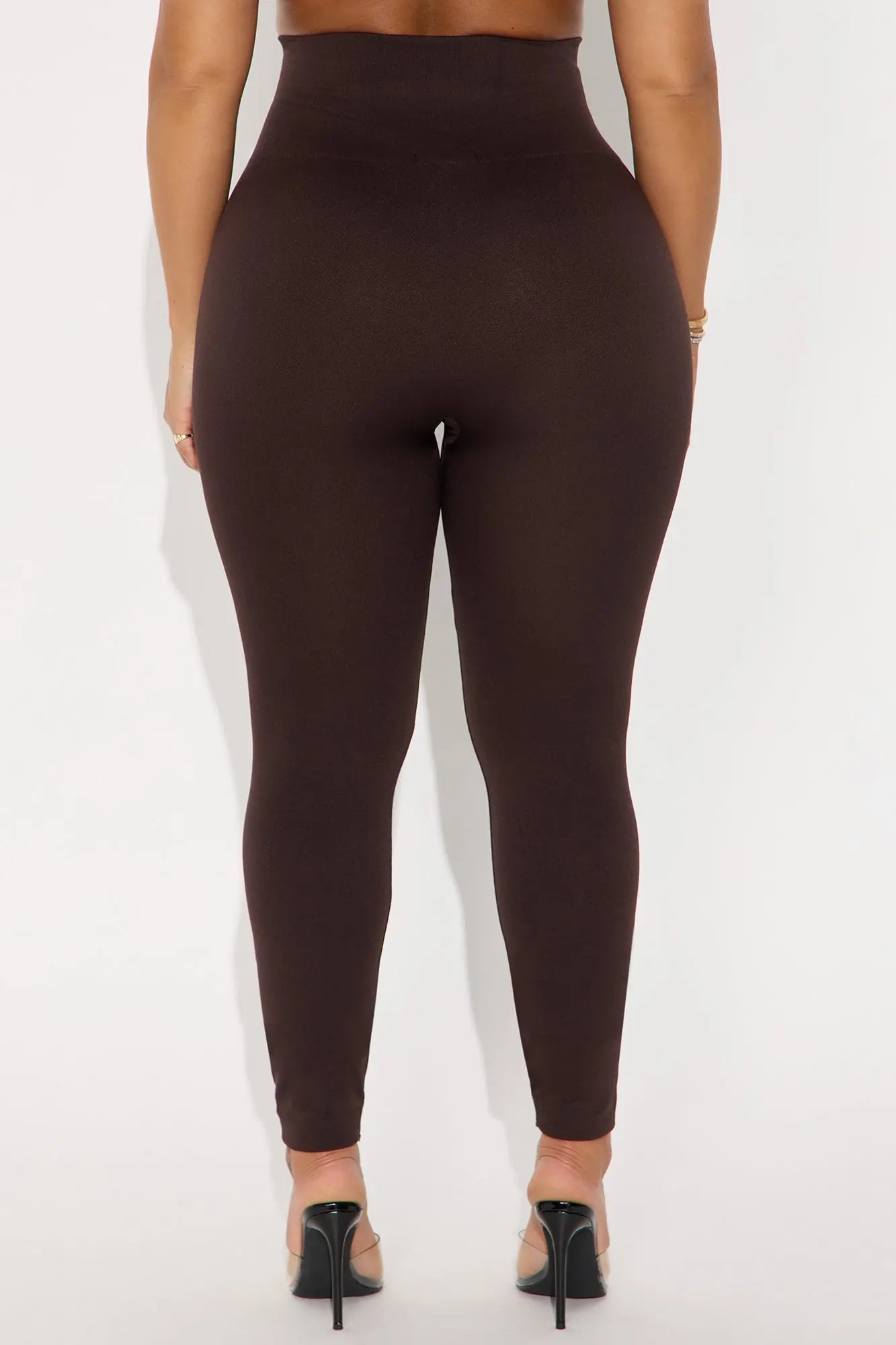 Kiss And Make Up Seamless Leggings - Chocolate 