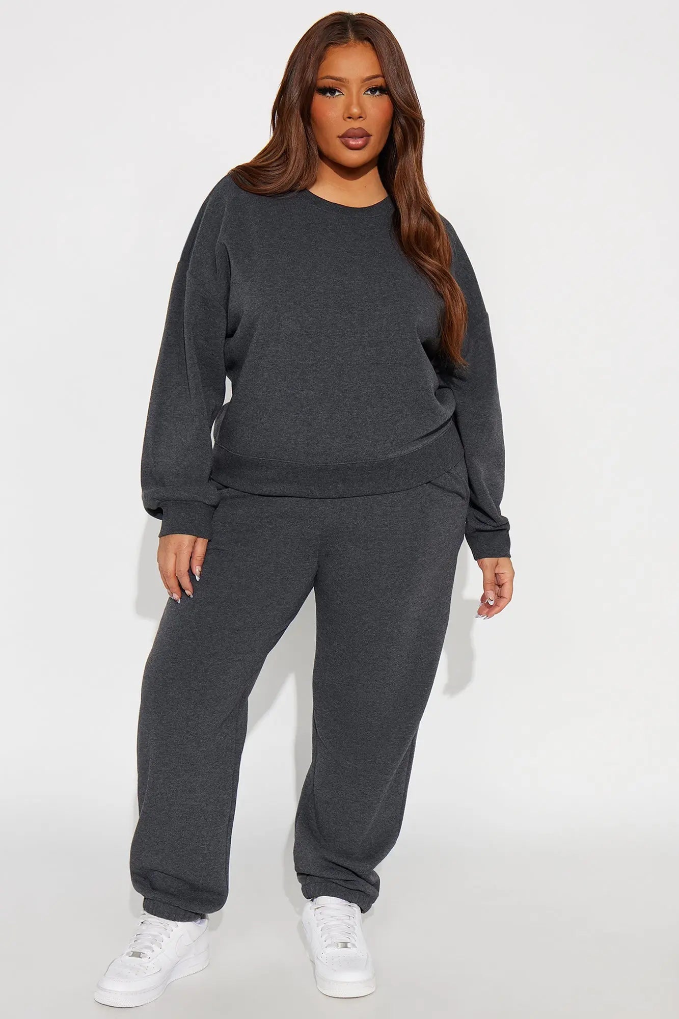 Candice Lounge Crew Neck - Charcoal 
