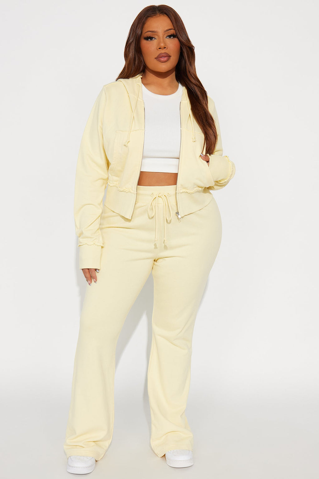 Mellow Moves Pant Set - Yellow 
