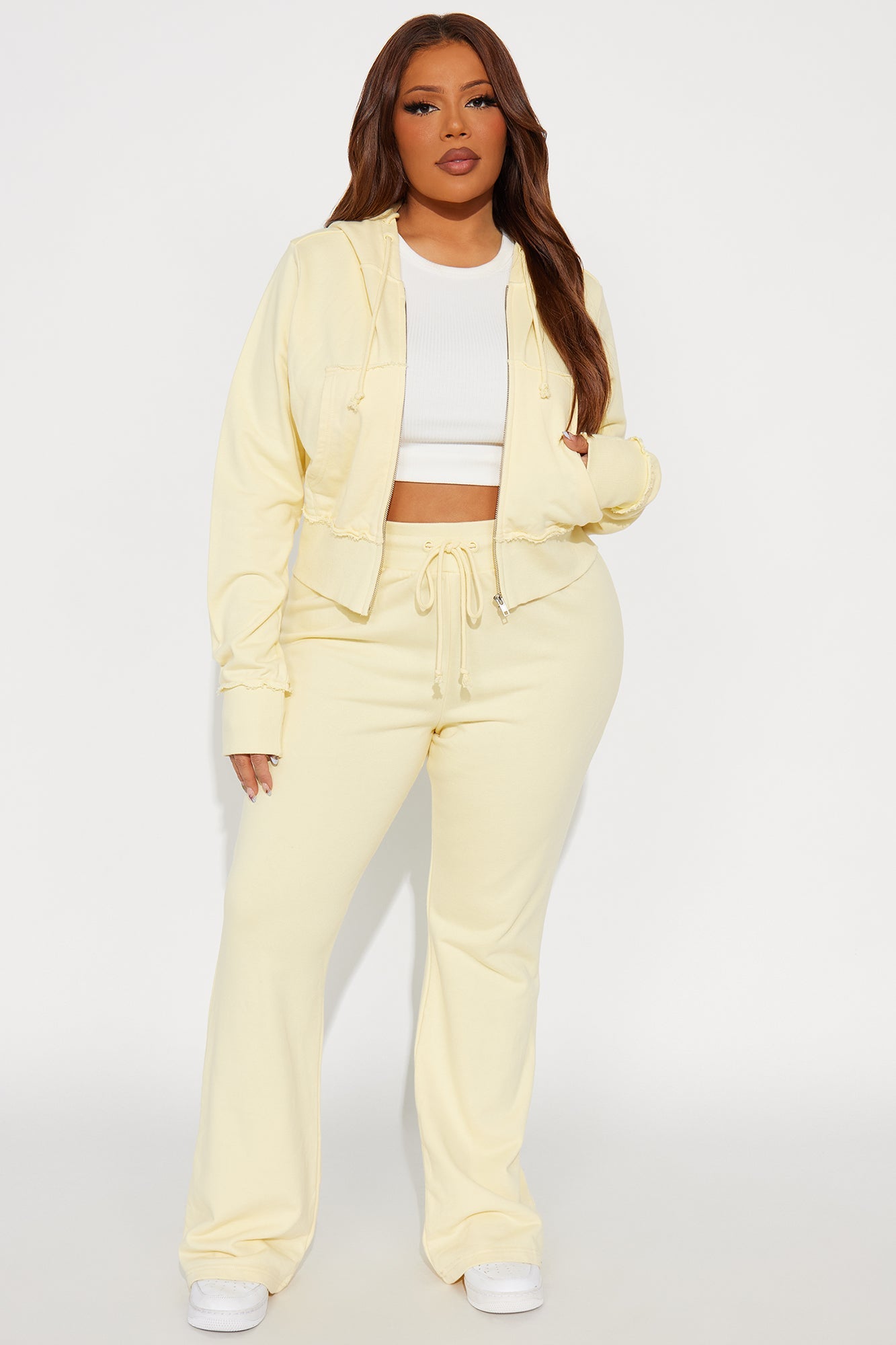 Mellow Moves Pant Set - Yellow 