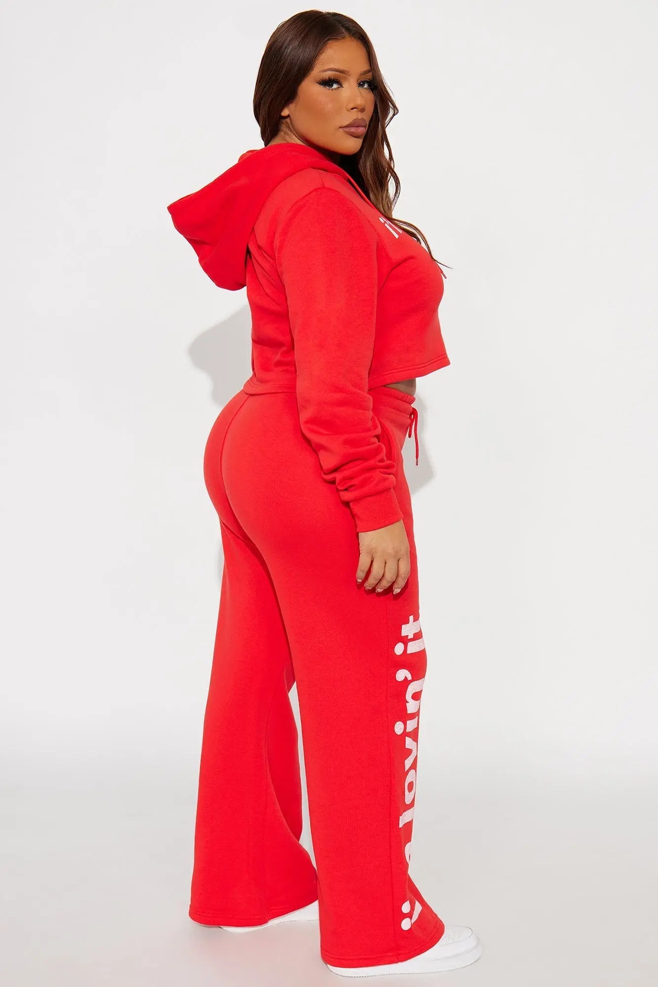 McDonald's I'm Lovin' It Cropped Hoodie - Red 