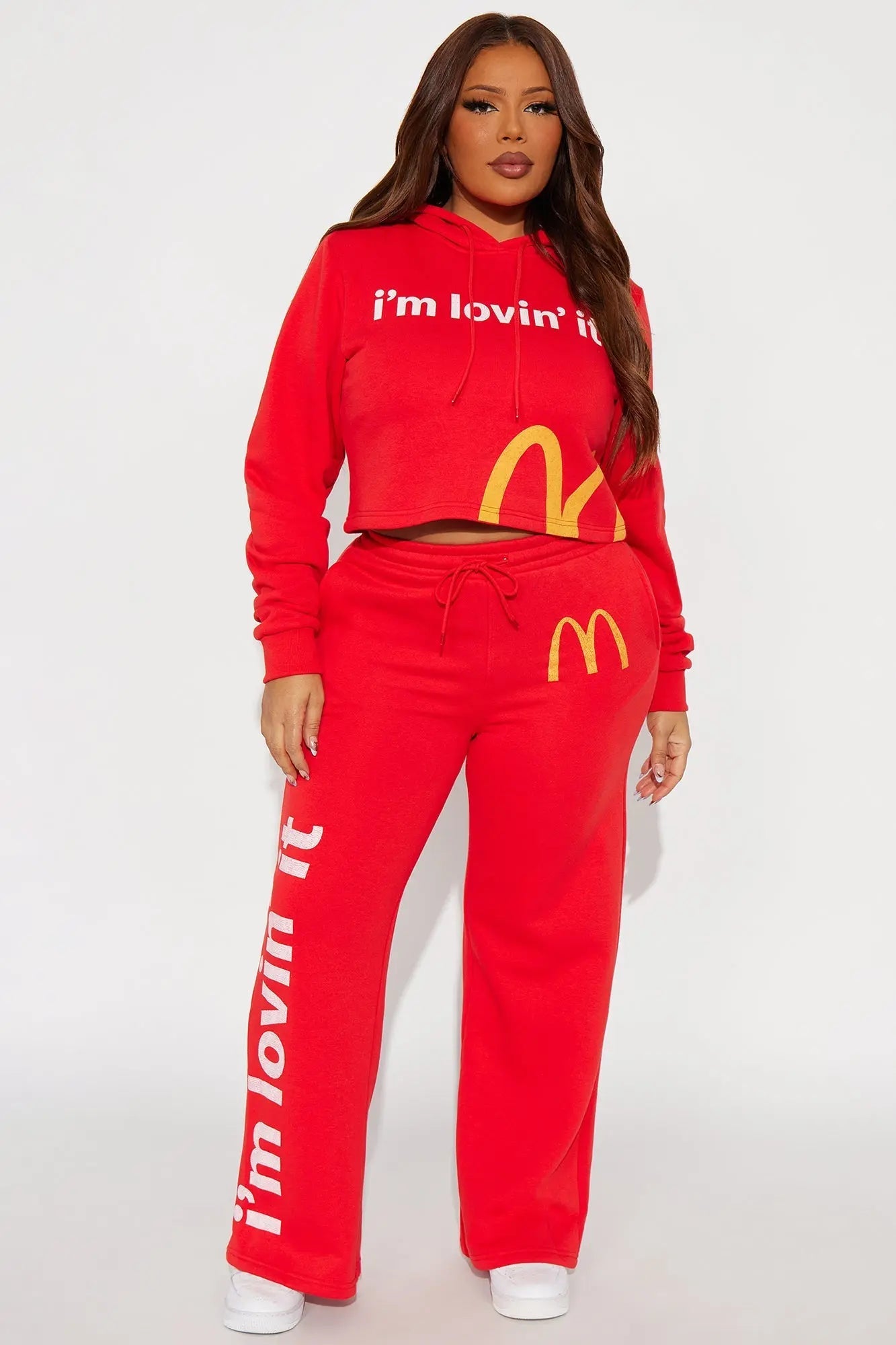 McDonald's I'm Lovin' It Wide Leg Pant - Red 