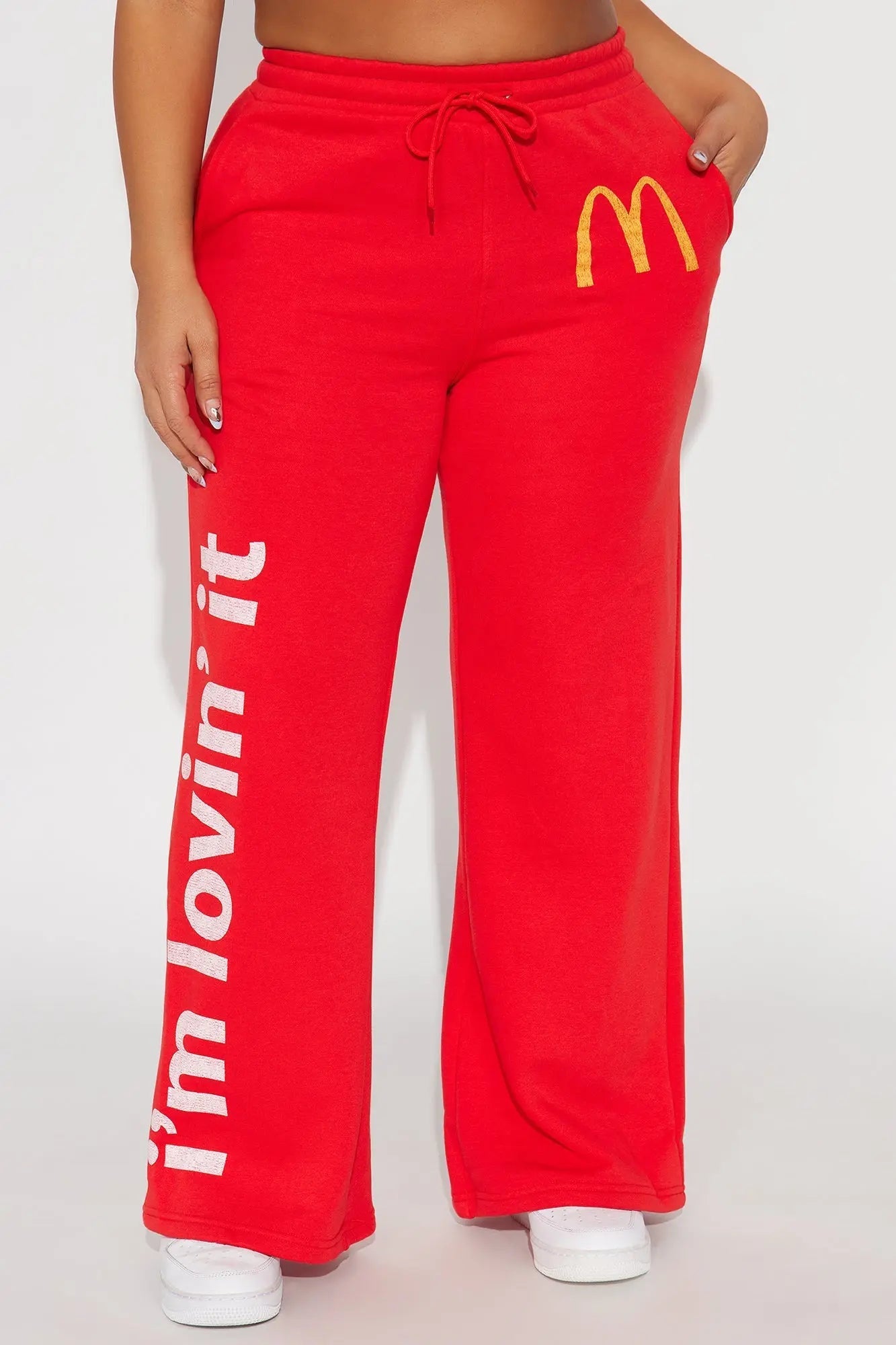McDonald's I'm Lovin' It Wide Leg Pant - Red 