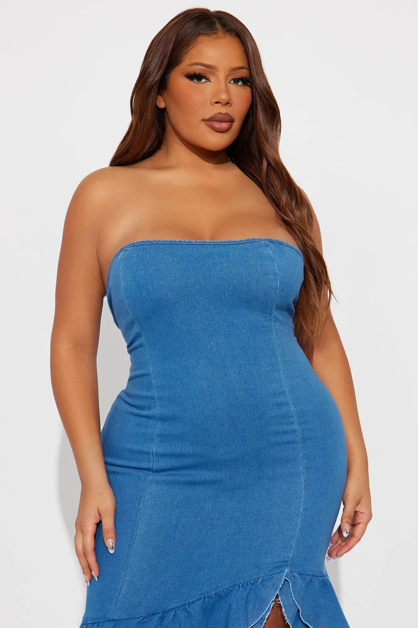 Denim Dreams Maxi Dress - Denim 