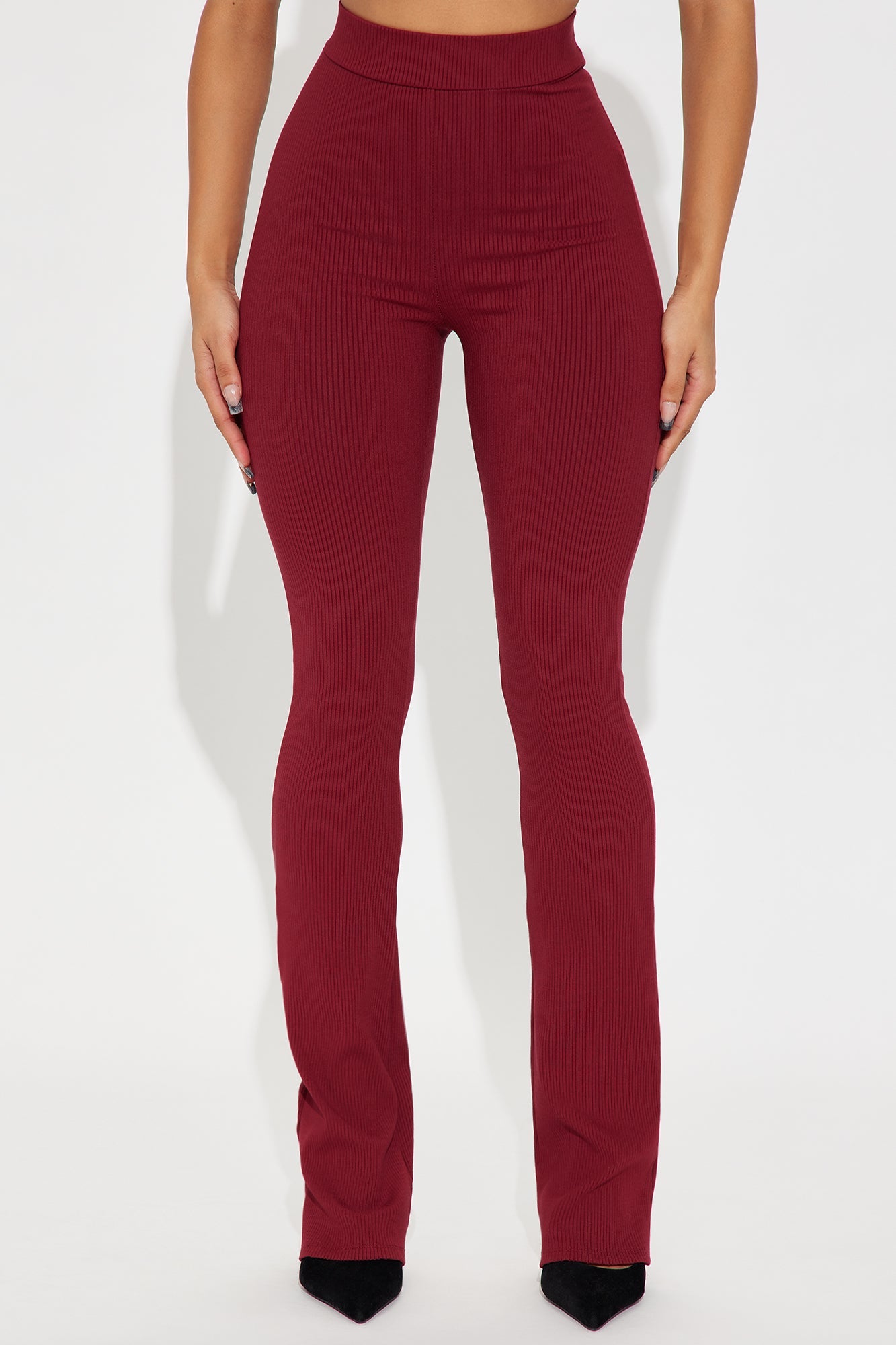 Presley Snatched Pant - Burgundy