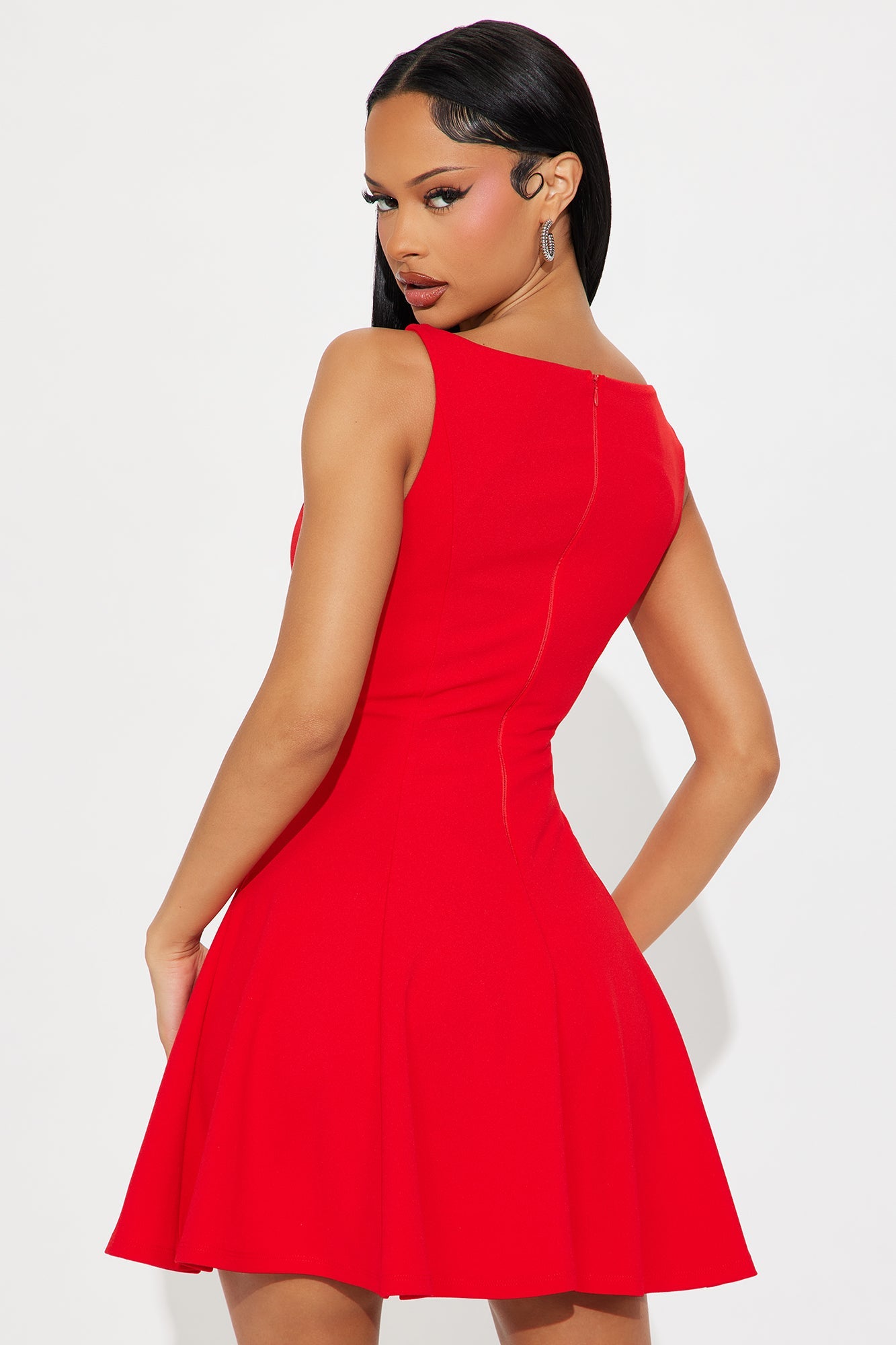 Falling For You Mini Dress - Red