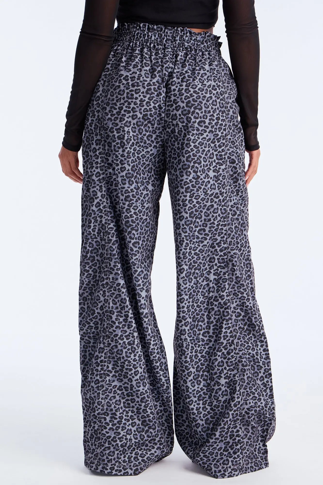 Do What You Will Leopard Pant - Charcoal/combo 