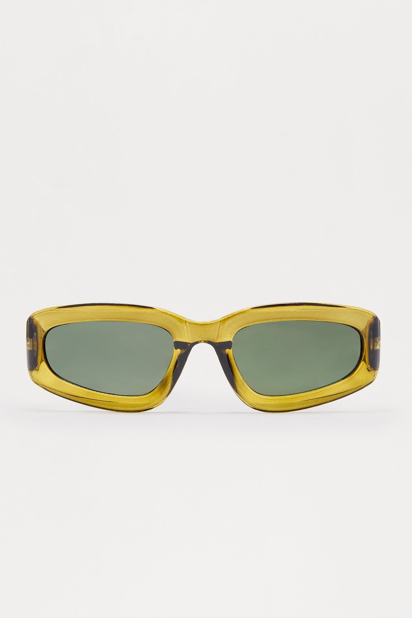 Care Free Square Sunglasses - Green
