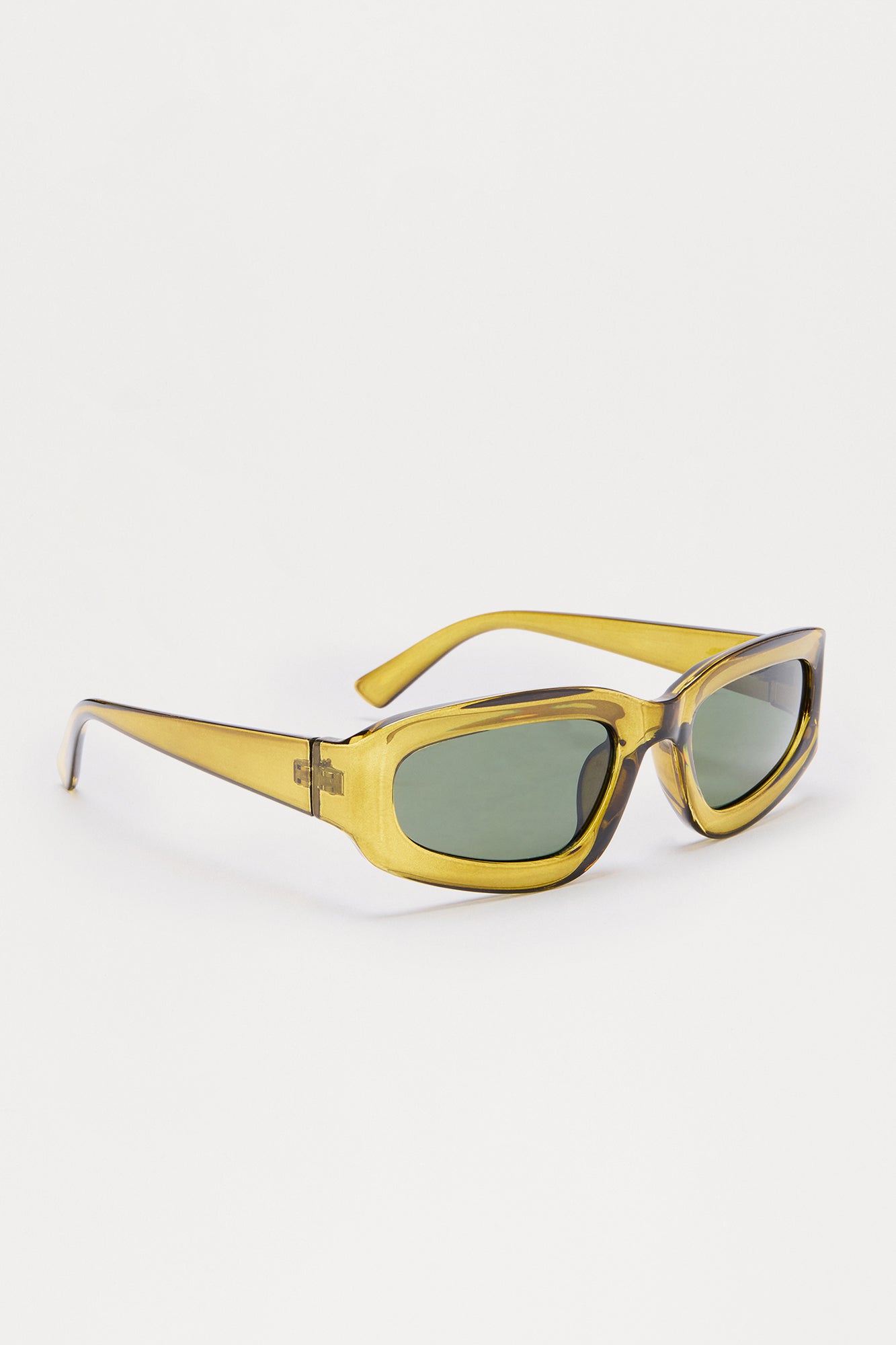 Care Free Square Sunglasses - Green