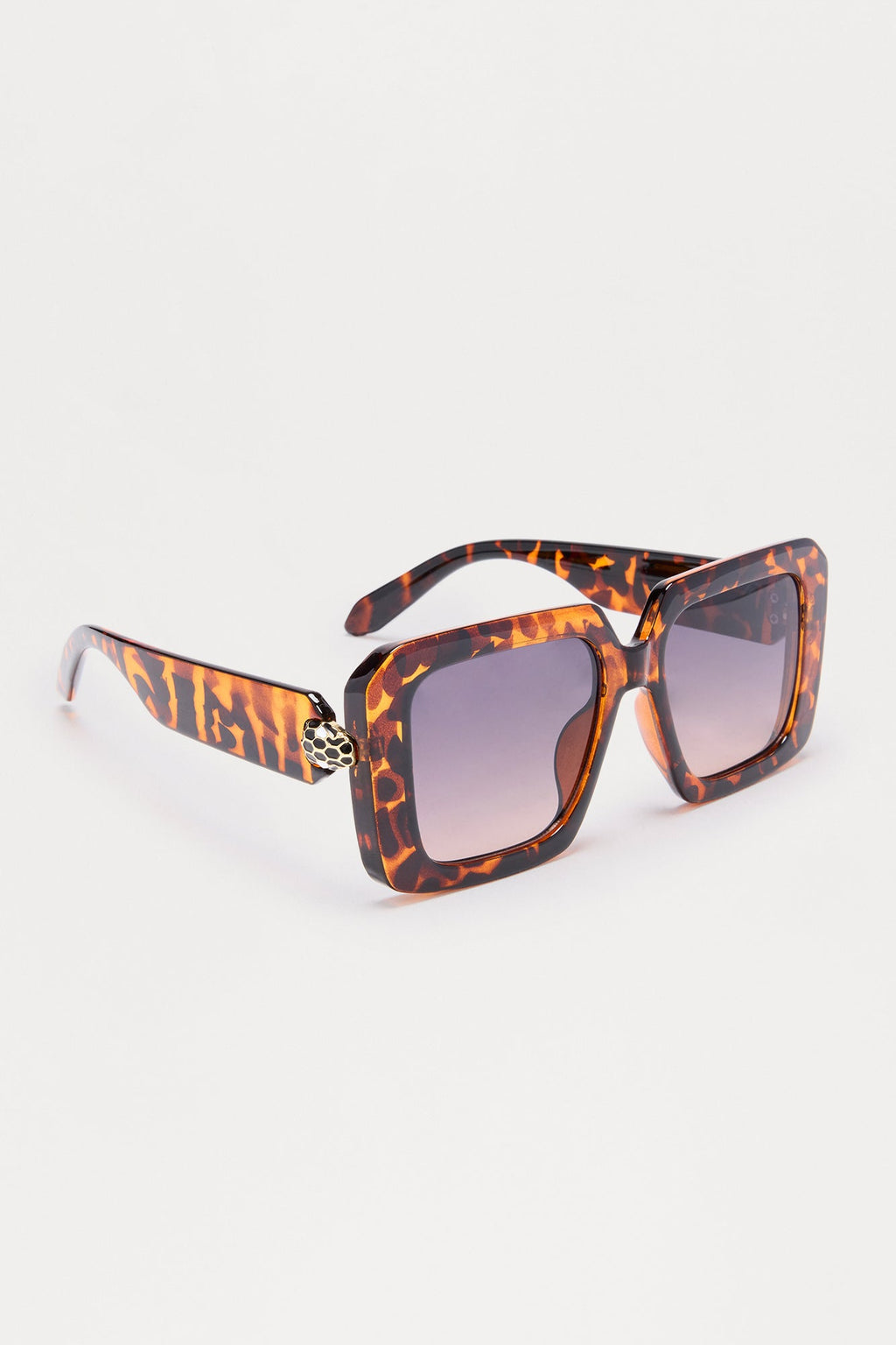 Santa Barbra Sunday Square Sunglasses - Tortoise