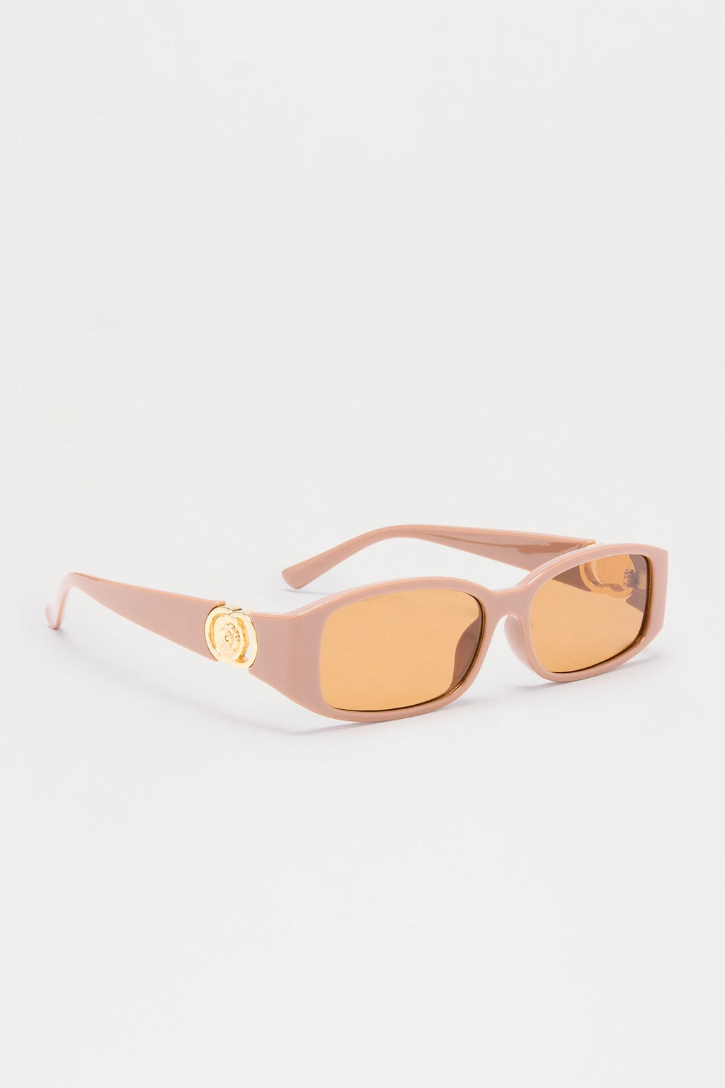 Side Of Wild Square Sunglasses - Brown