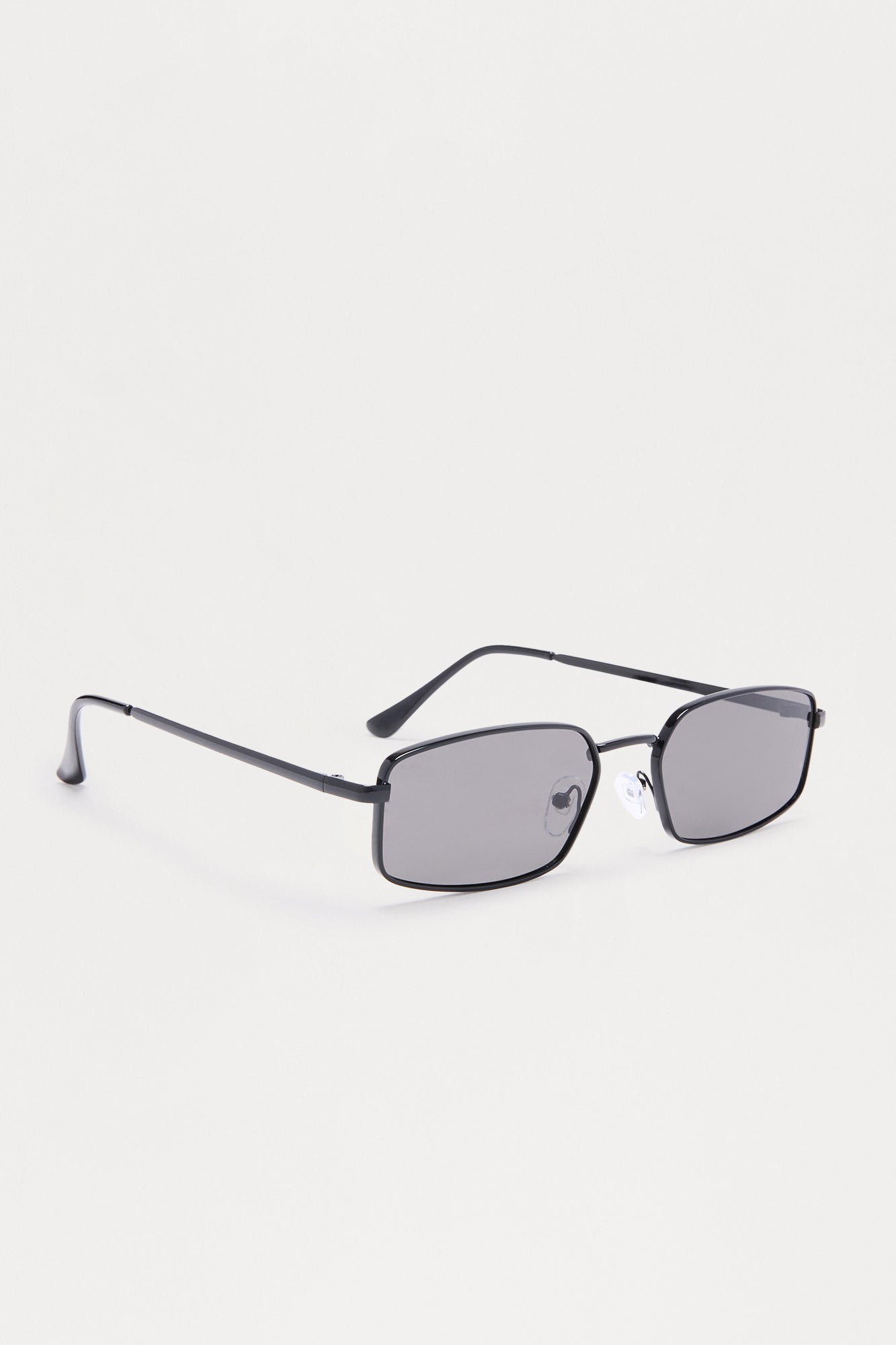 Midnight Glare Square Sunglasses - Black/Black
