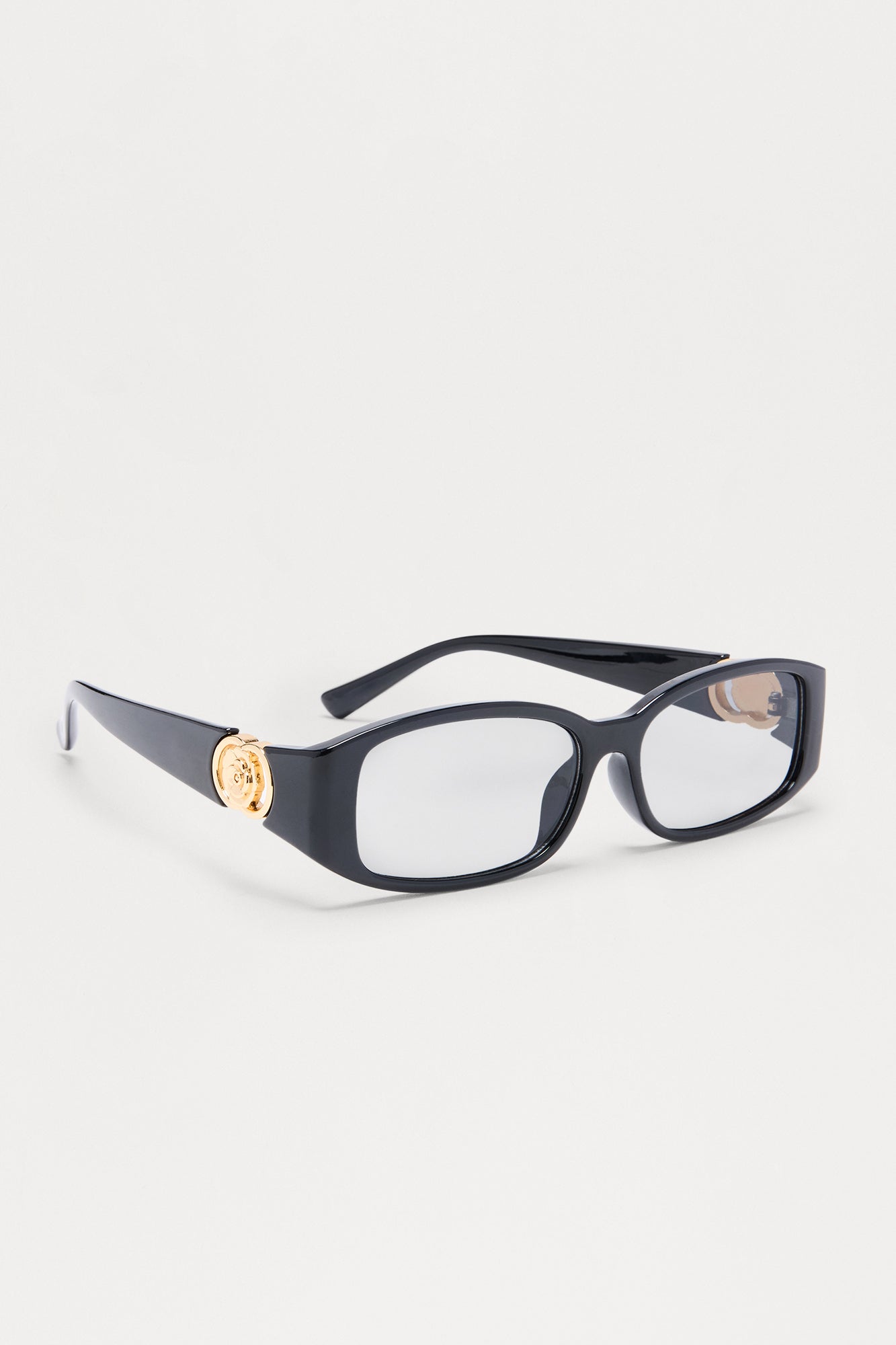 Side Of Wild Square Sunglasses - Black