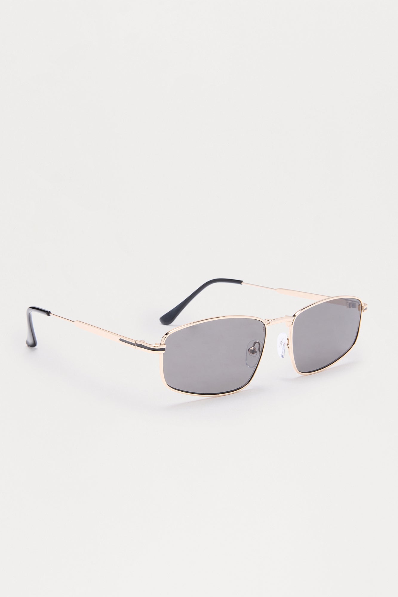 Jet Set Metal Square Sunglasses - Gold/Black