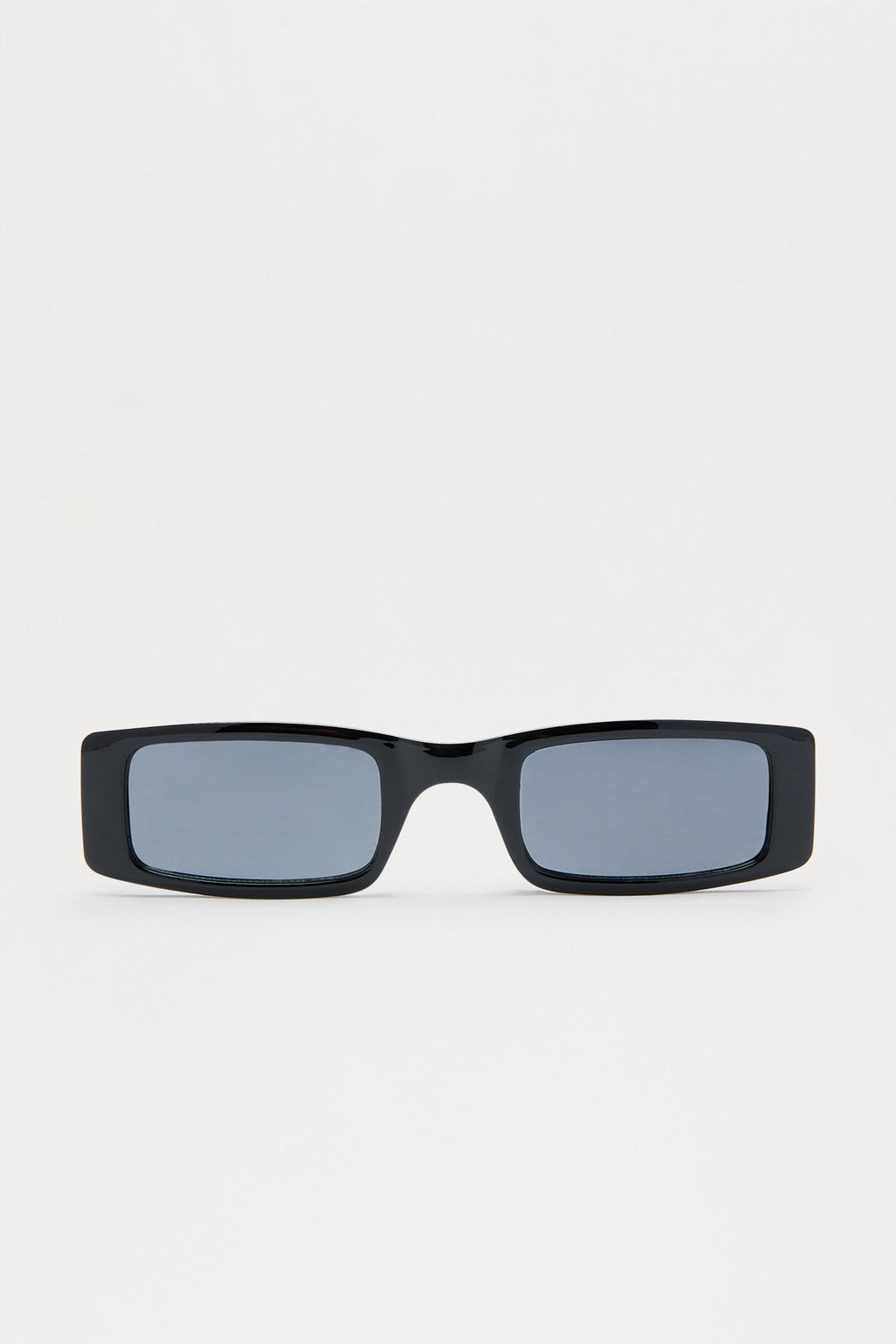 Slick Back Square Sunglasses - Black
