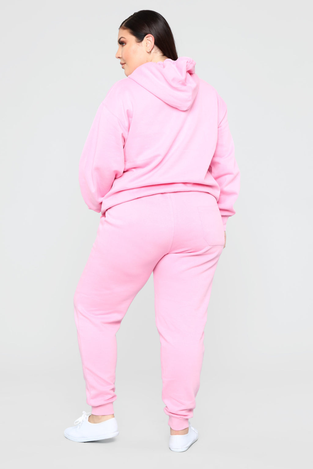 Stole Your Boyfriend's Oversized Hoodie - Pink