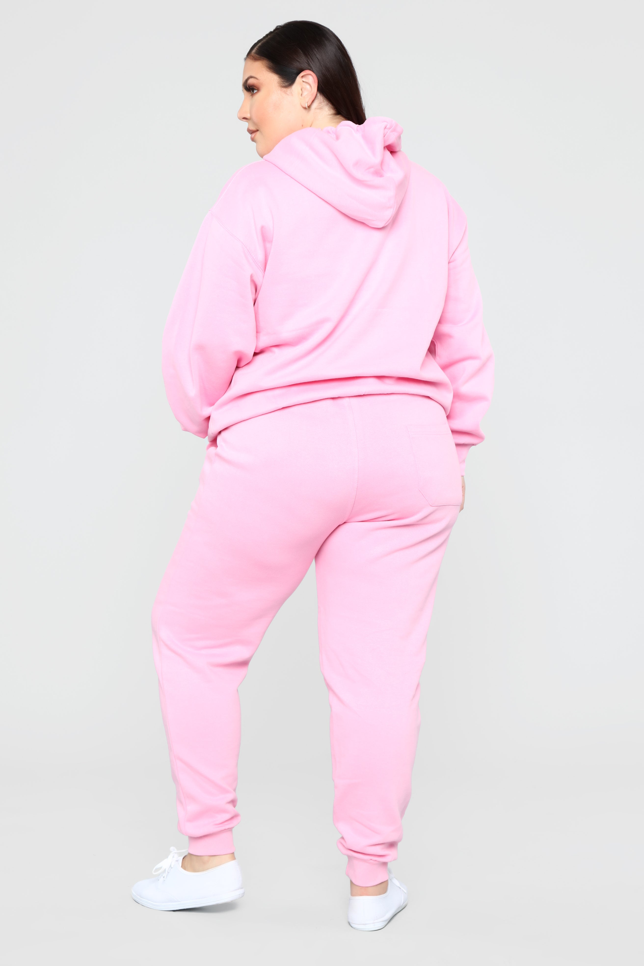 Stole Your Boyfriend's Oversized Hoodie - Pink