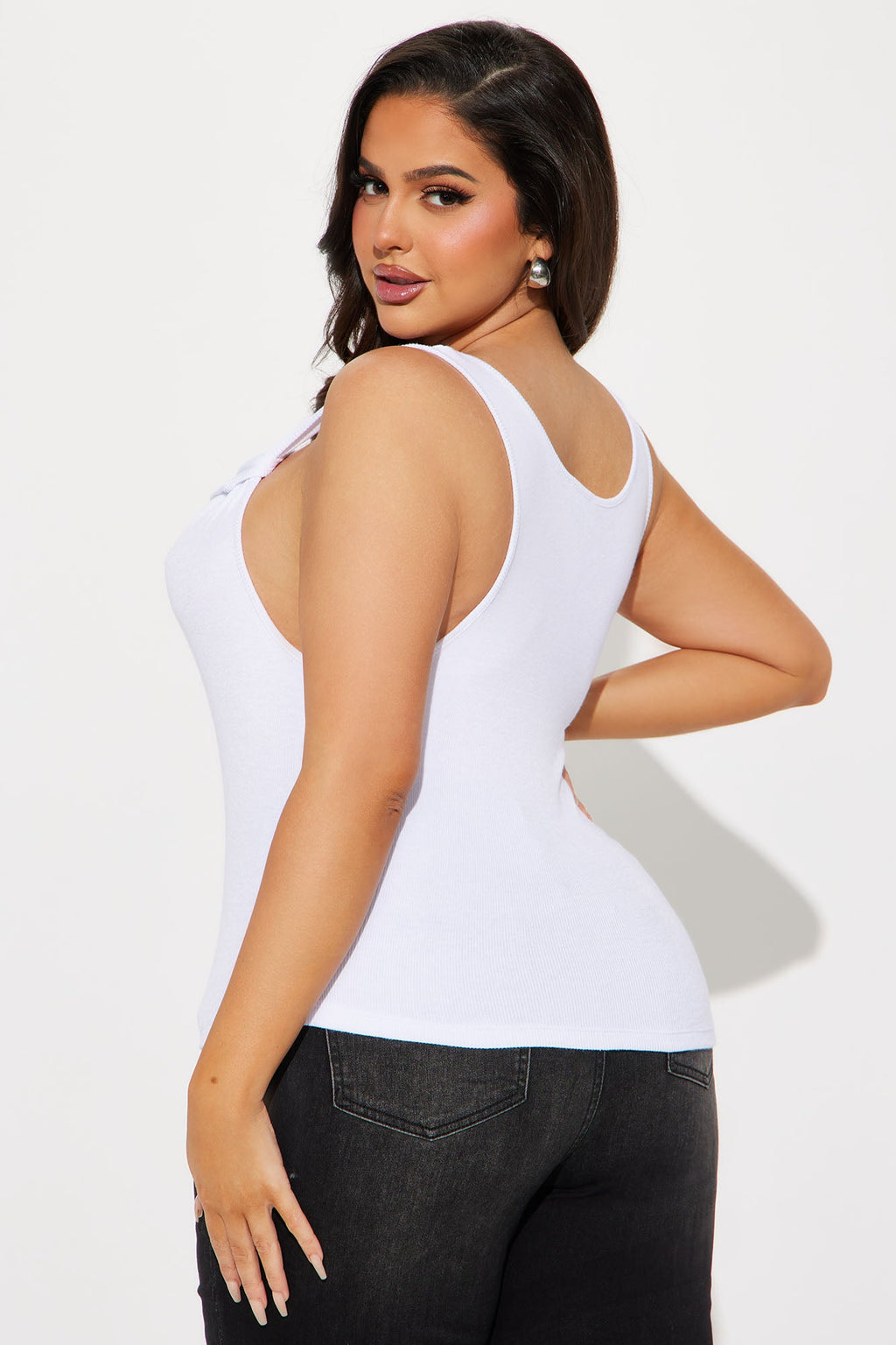 Movin Different Twist Top - White