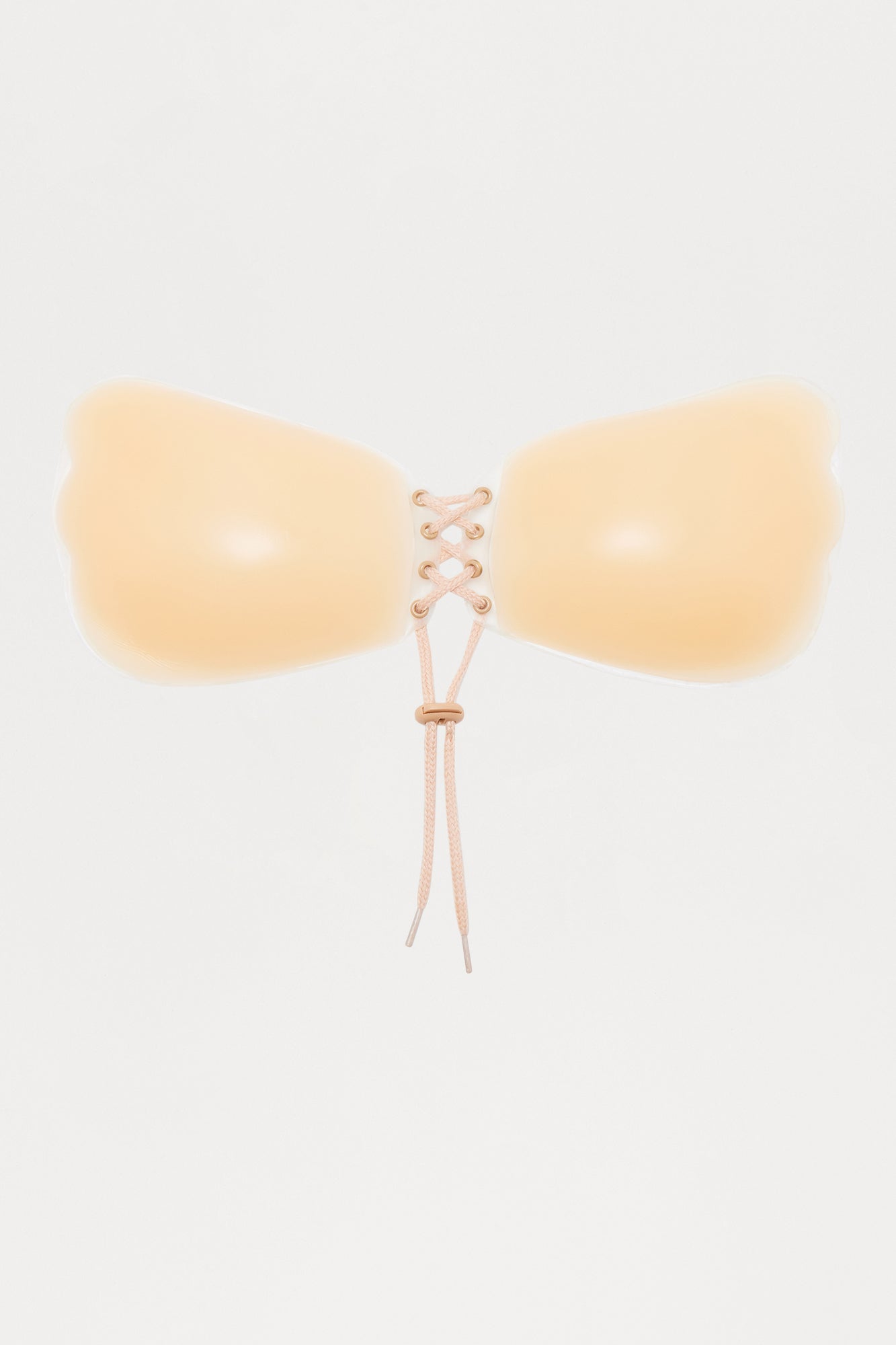 The Right Way Invisible Lace Up Bra - Nude