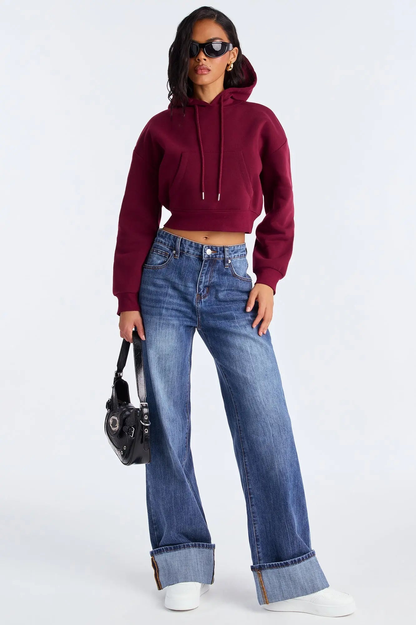 Candice Lounge Hoodie - Burgundy 