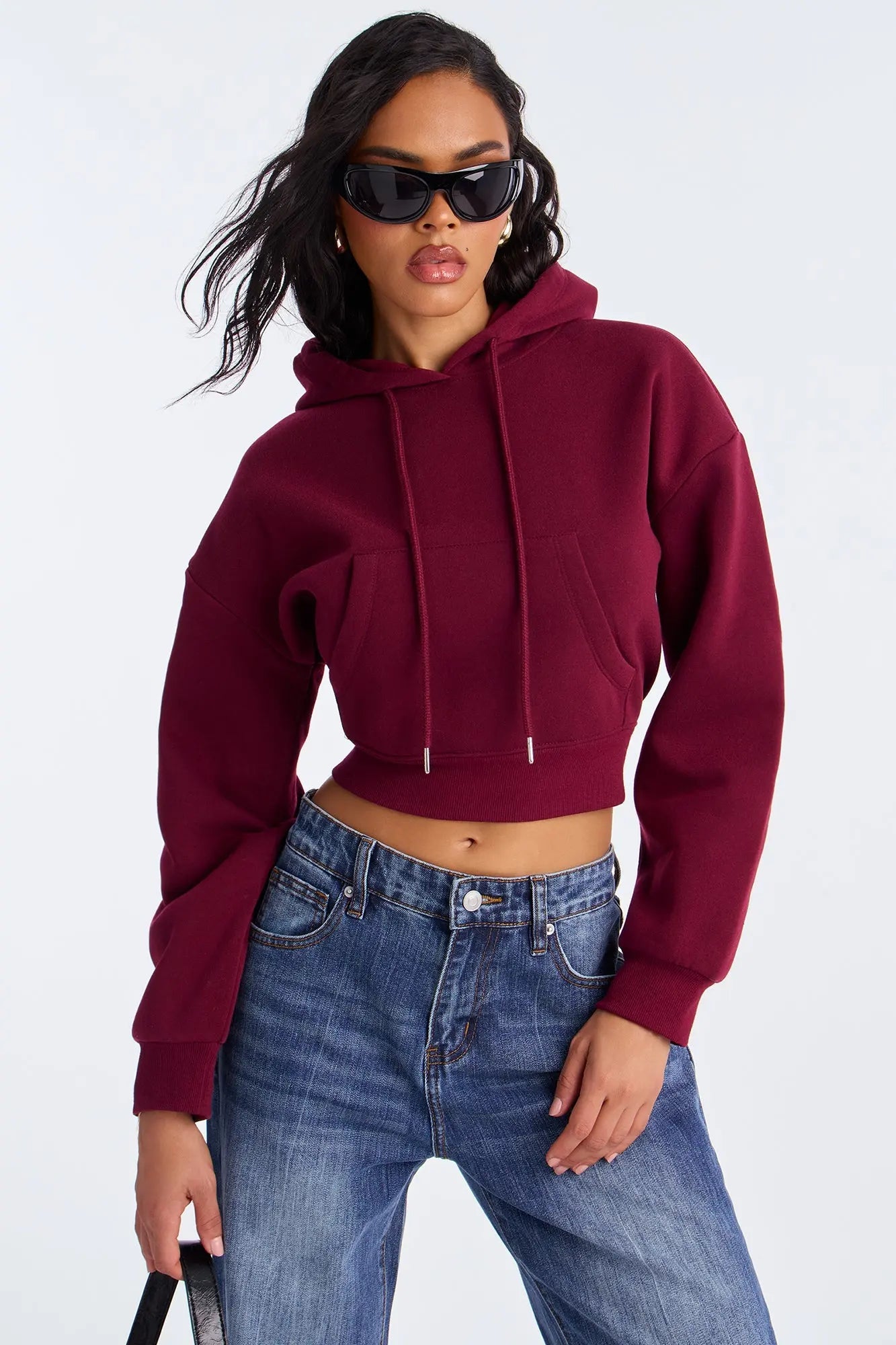 Candice Lounge Hoodie - Burgundy 