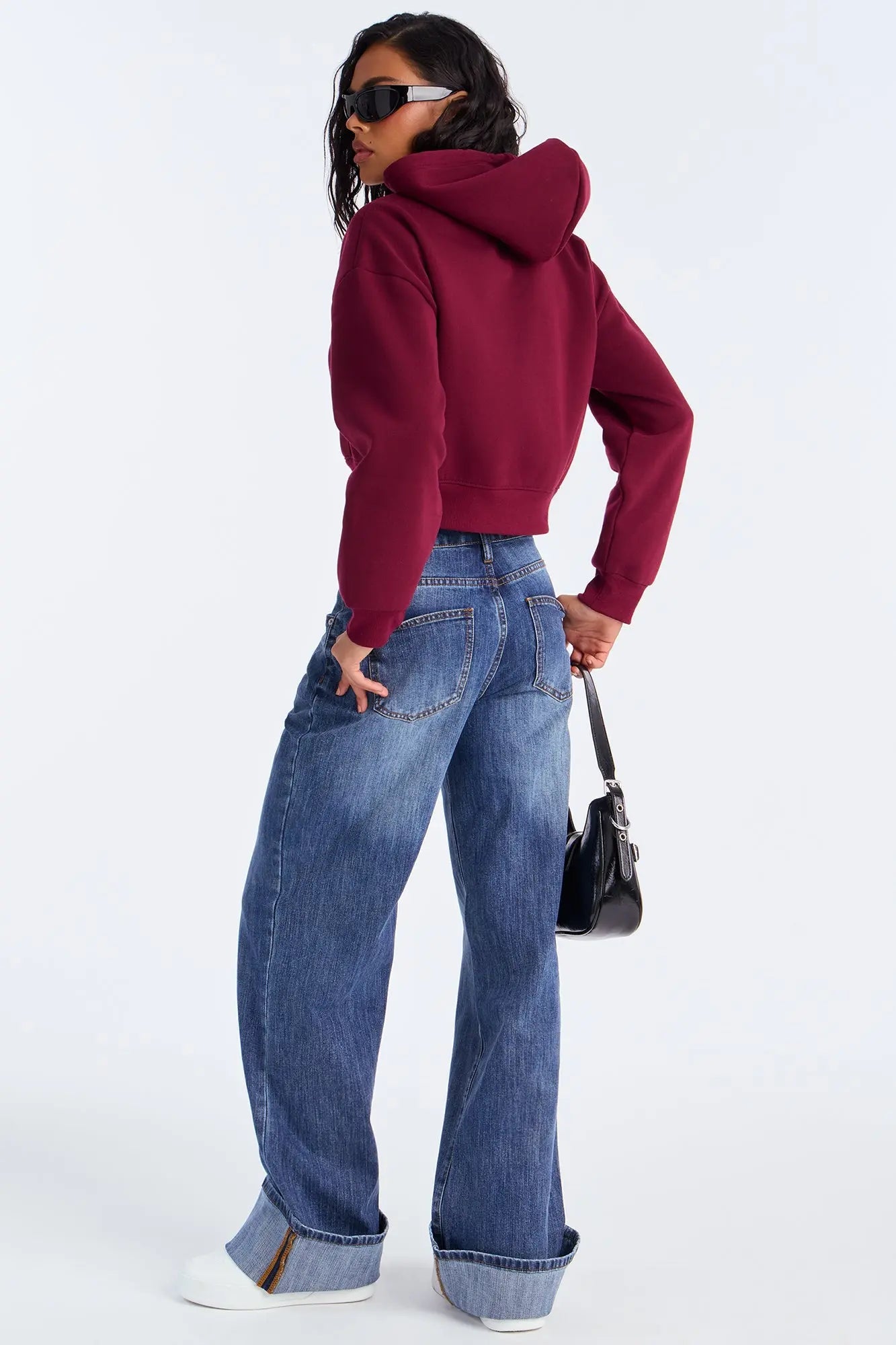 Candice Lounge Hoodie - Burgundy 