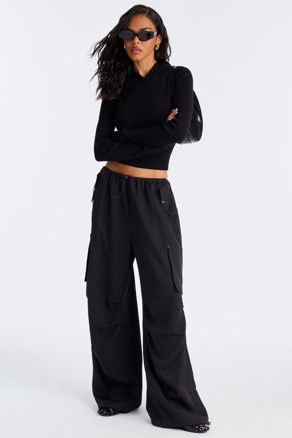 Gone Rogue Twill Stretch Jogger Cargo Pant 31 - Black 