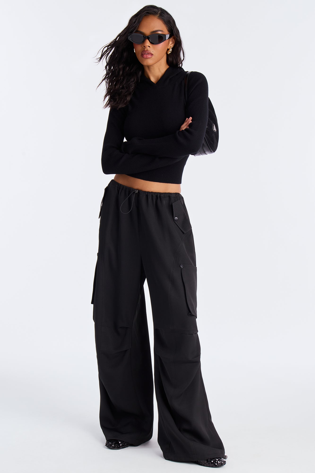 Gone Rogue Twill Stretch Jogger Cargo Pant 31 - Black 