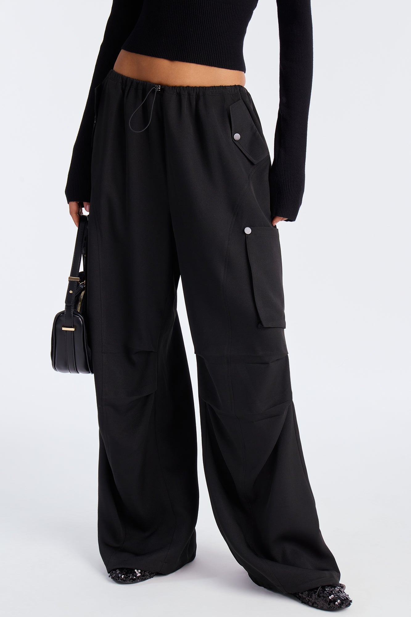 Gone Rogue Twill Stretch Jogger Cargo Pant 31 - Black 