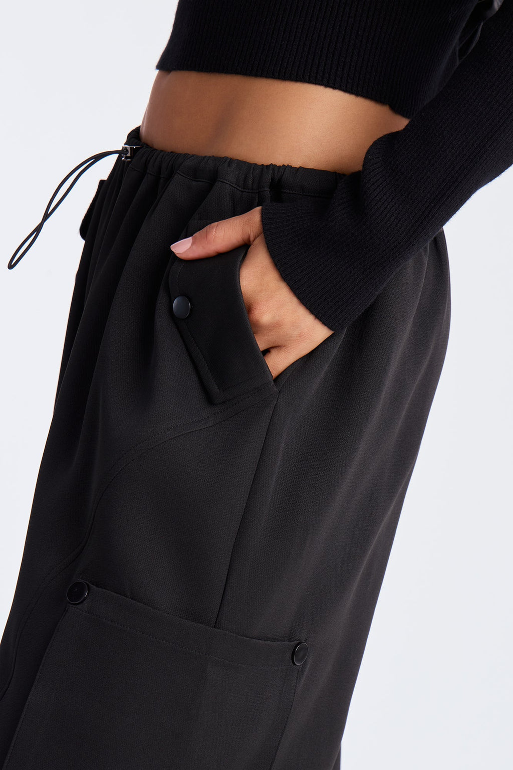 Gone Rogue Twill Stretch Jogger Cargo Pant 31 - Black 