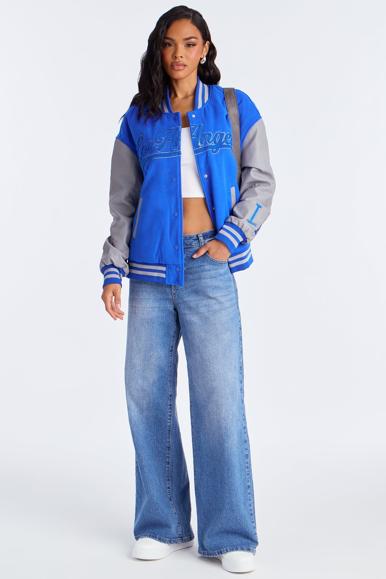 Los Angeles Pride Bomber Jacket - Royal/combo 